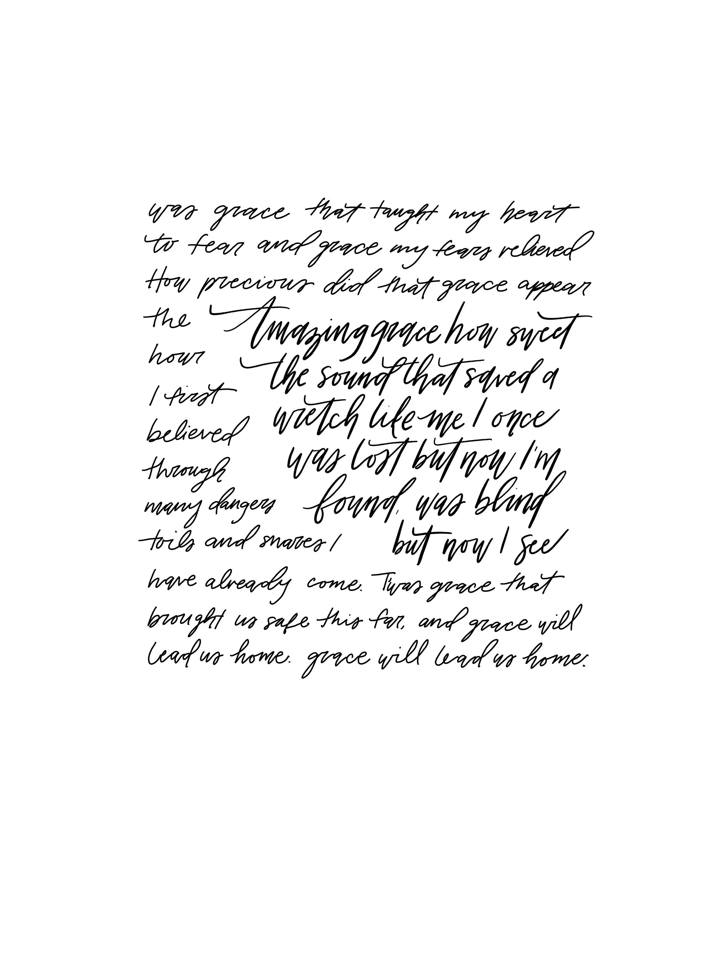 Amazing Grace — Emily Anne Art Studio