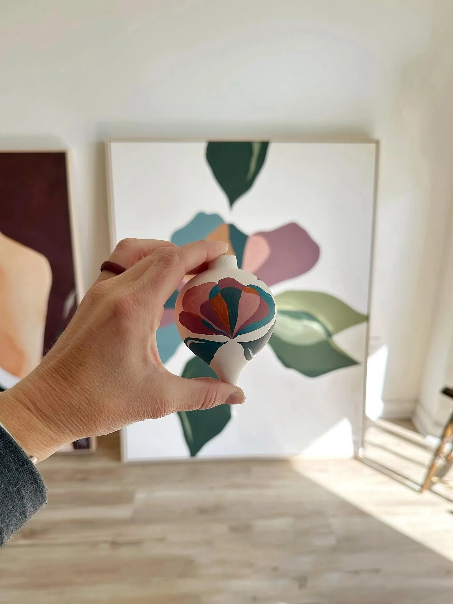 Excited to announce, the colors that have inspired me through the fall will reappear in my collection of holiday ornaments. 🥹 I&rsquo;ll be honest, it&rsquo;s taken me a minute to get excited about these this year&mdash; but here we are. Finally cre