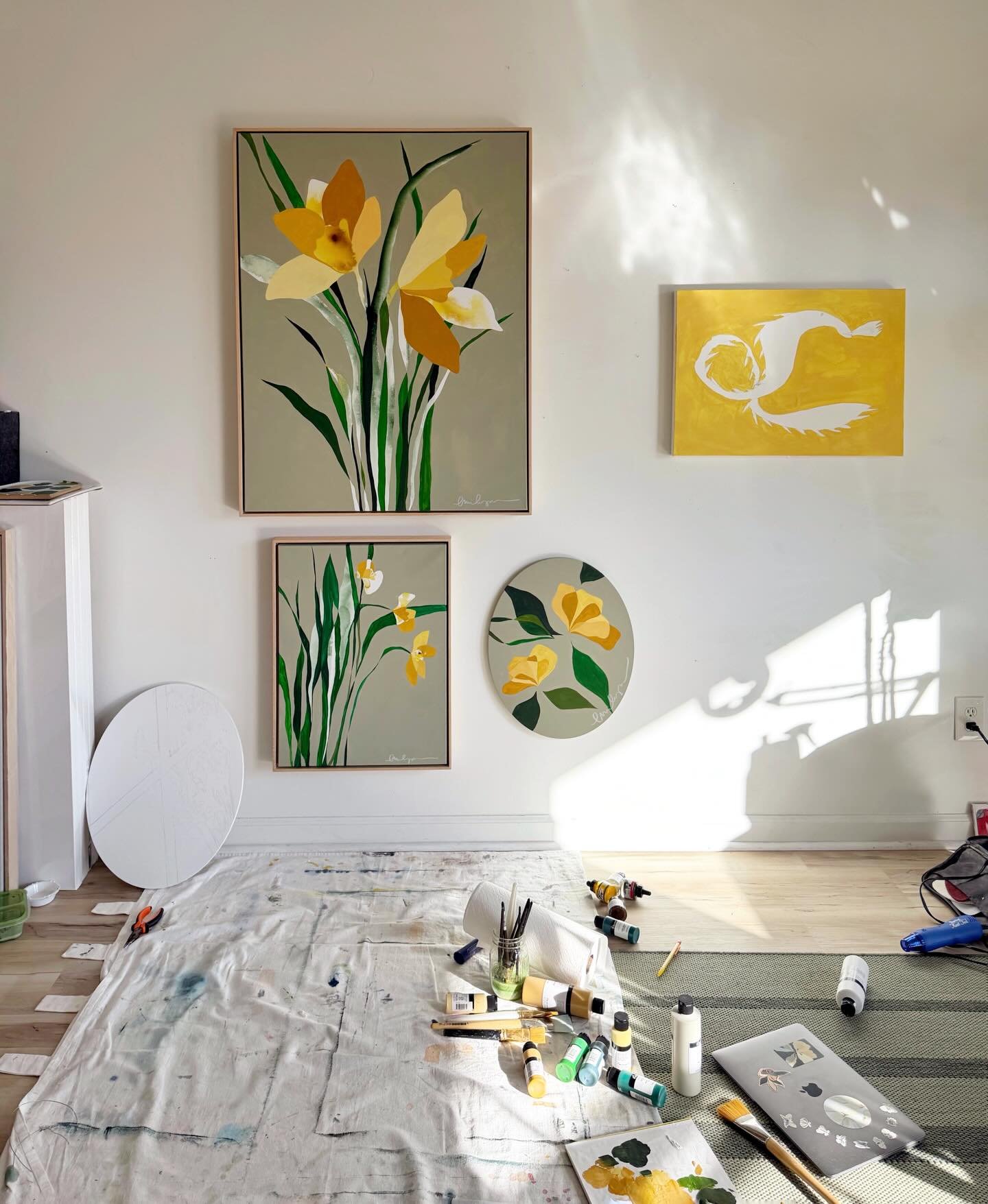 Mind blown and so grateful. I painted all three of these in the span of the last 10 days and they all three sold the moment I made them available at @spotlightonart . Such an honor when you guys invest in my work and bring it into your homes.
.
.
.
U