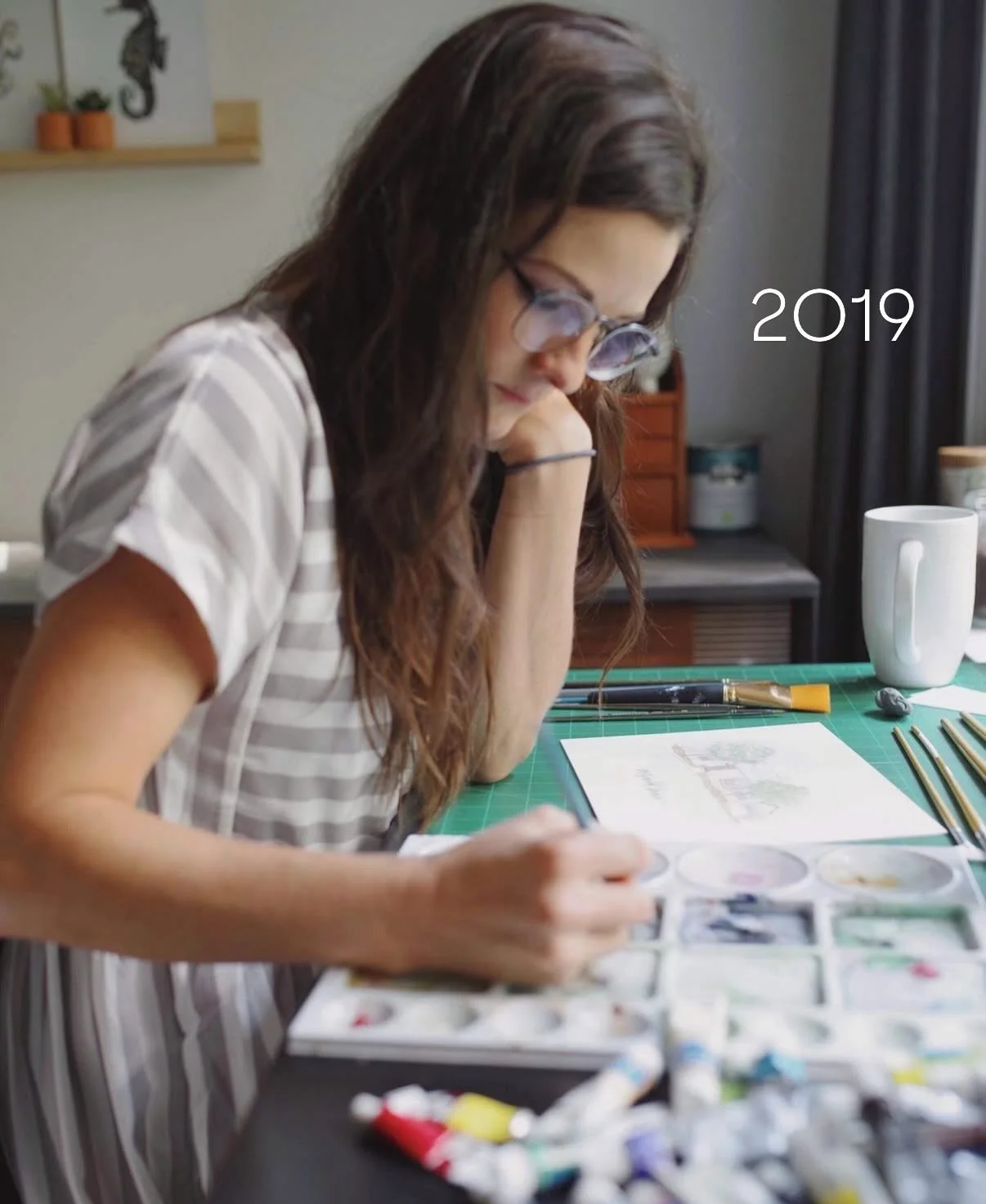 A glimpse at my studio evolution through the years. Reflecting on changes, leaps of faith, and growth, by God&rsquo;s grace.
.
.
.
Raise your hand and tell me the furthest year back that you were around for. 🙋🏻&zwj;♀️
.
.
.
Full story in blog.