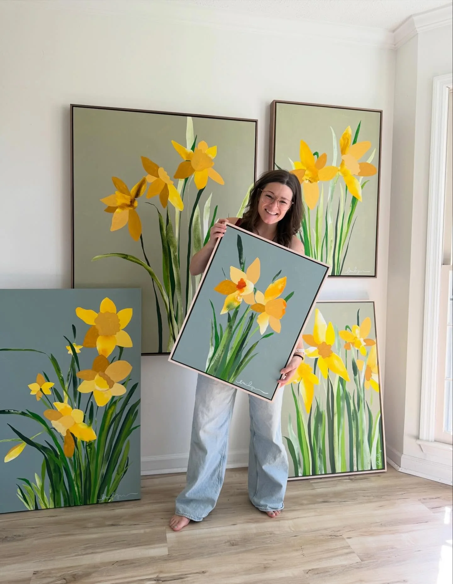 I&rsquo;ve been in a dark place this past winter. 
The daffodils have as well.
It&rsquo;s just as dark for them.
It&rsquo;s just as cold.
They are still growing.
They are still green. 
They are still beautiful.
They&rsquo;re promising that spring is 