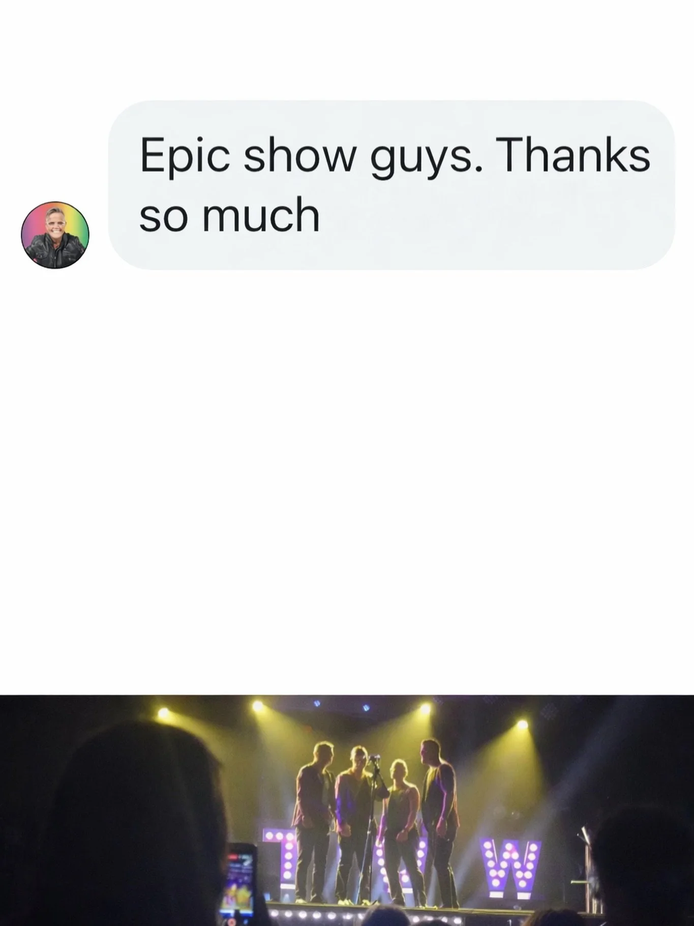 Messages like this never get old 💙thanks for coming out!

Excited for all our upcoming shows this year 👏🏼

Check out if we&rsquo;re headed near you humannaturelive.com/tour