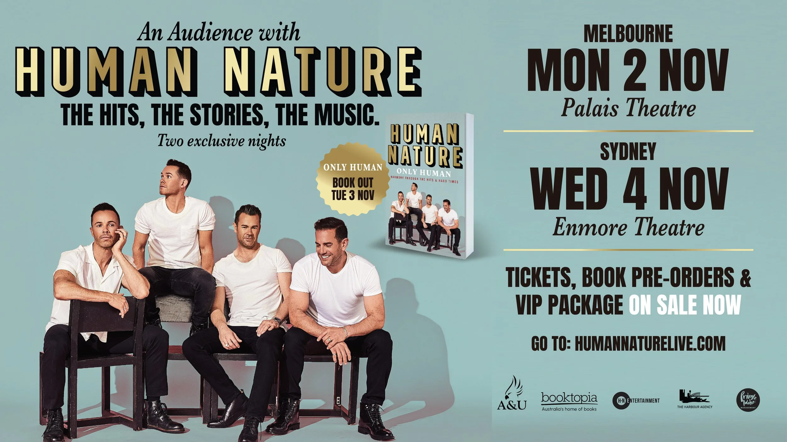 Only Human Book Release and Exclusive Shows