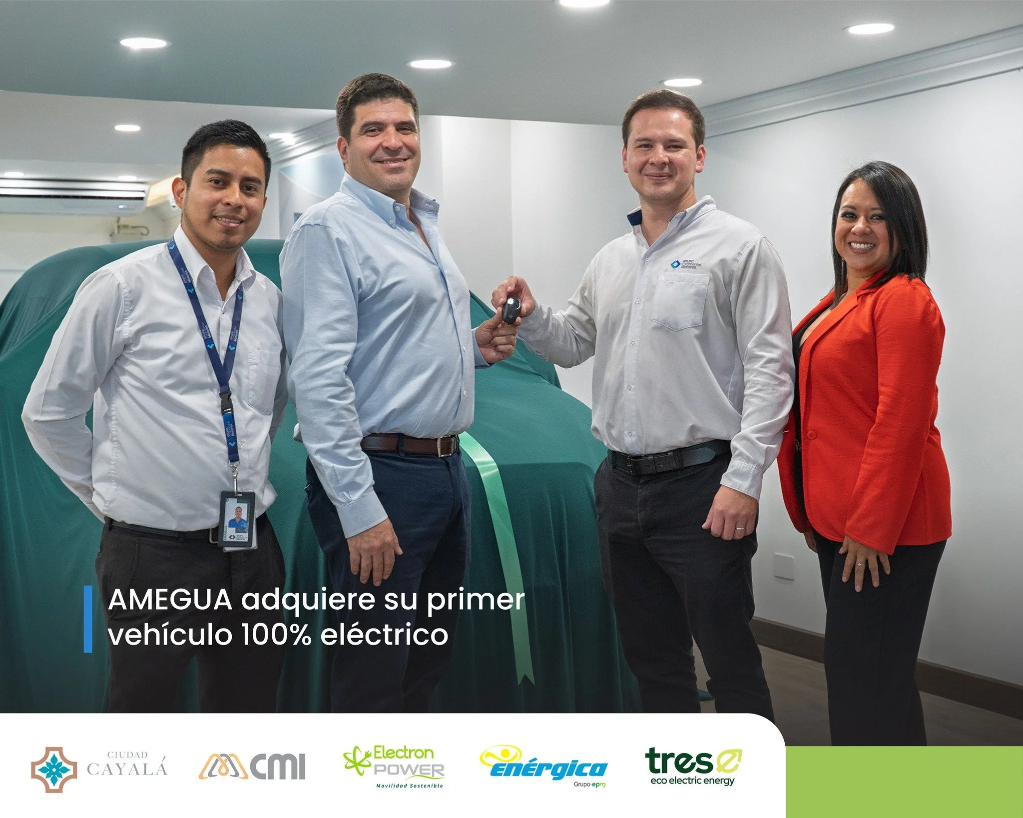 ⚡🚗 En AMEGUA celebramos la entrega de nuestro primer vehículo 100% eléctrico, adquirido gracias a nuestro asociado @leapmotor_gt 
Este logro representa nuestro compromiso con un futuro más limpio, eficiente y responsable con el