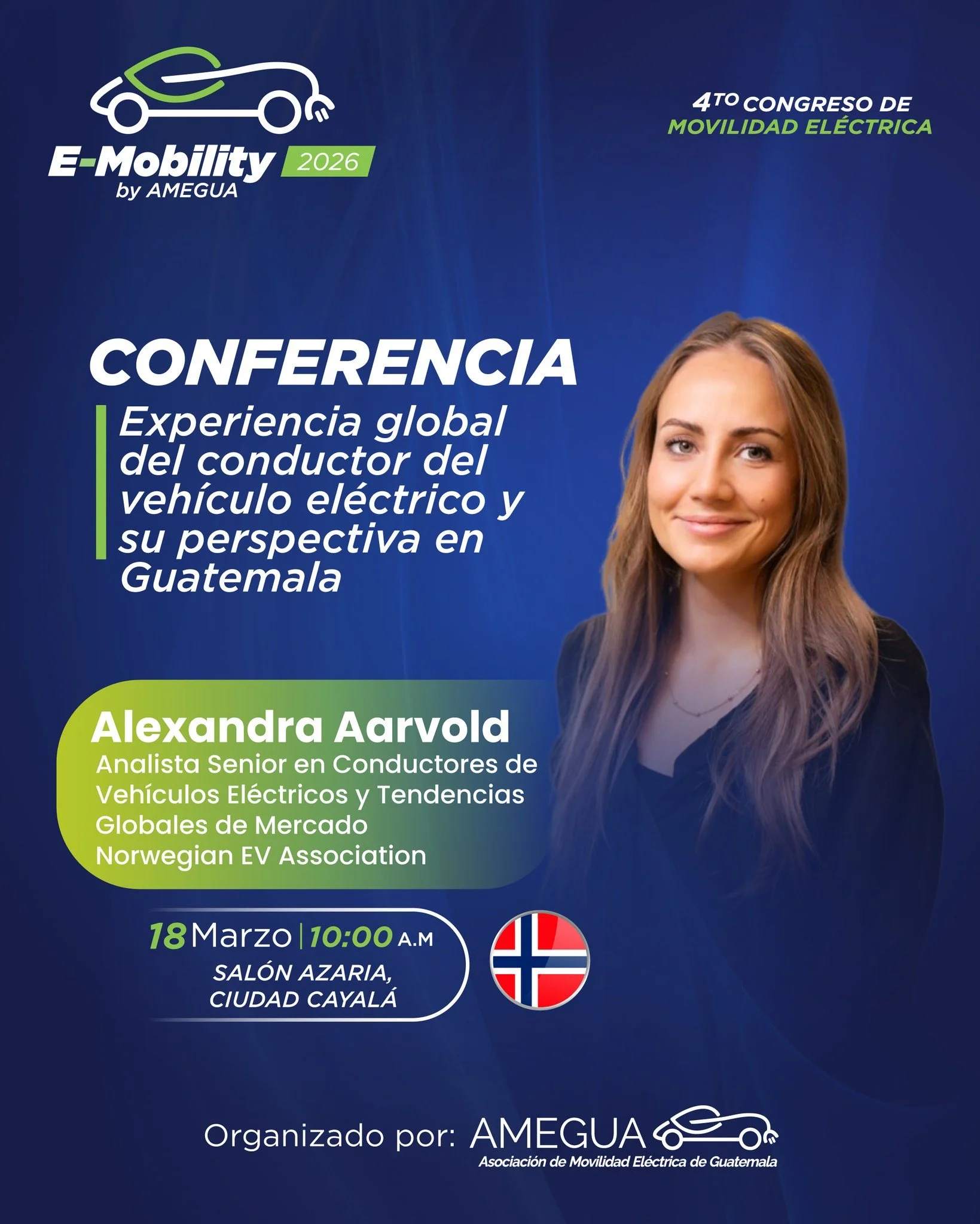 🚗⚡ E-Mobility 2026 | Conferencias

Este 18 de marzo prep&aacute;rate para una jornada estrat&eacute;gica donde abordaremos los retos, oportunidades y avances que est&aacute;n transformando la movilidad el&eacute;ctrica en Guatemala y la regi&oacute;