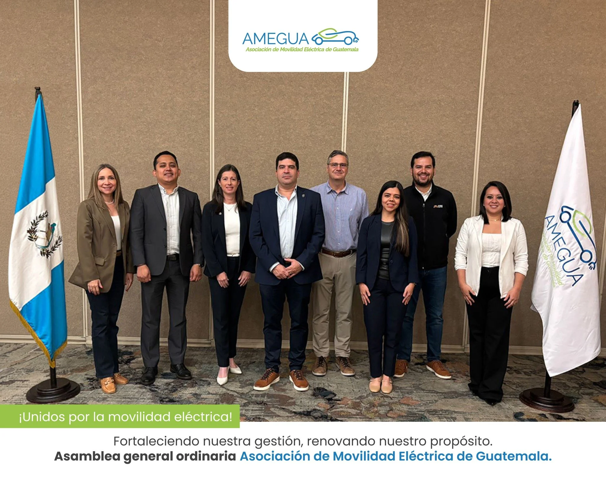 En la Asamblea General Ordinaria de AMEGUA, reafirmamos nuestro compromiso con el crecimiento, la transparencia y la visi&oacute;n que impulsa la movilidad el&eacute;ctrica en Guatemala. ⚡🇬🇹

Cada decisi&oacute;n tomada fortalece nuestra gesti&oacu