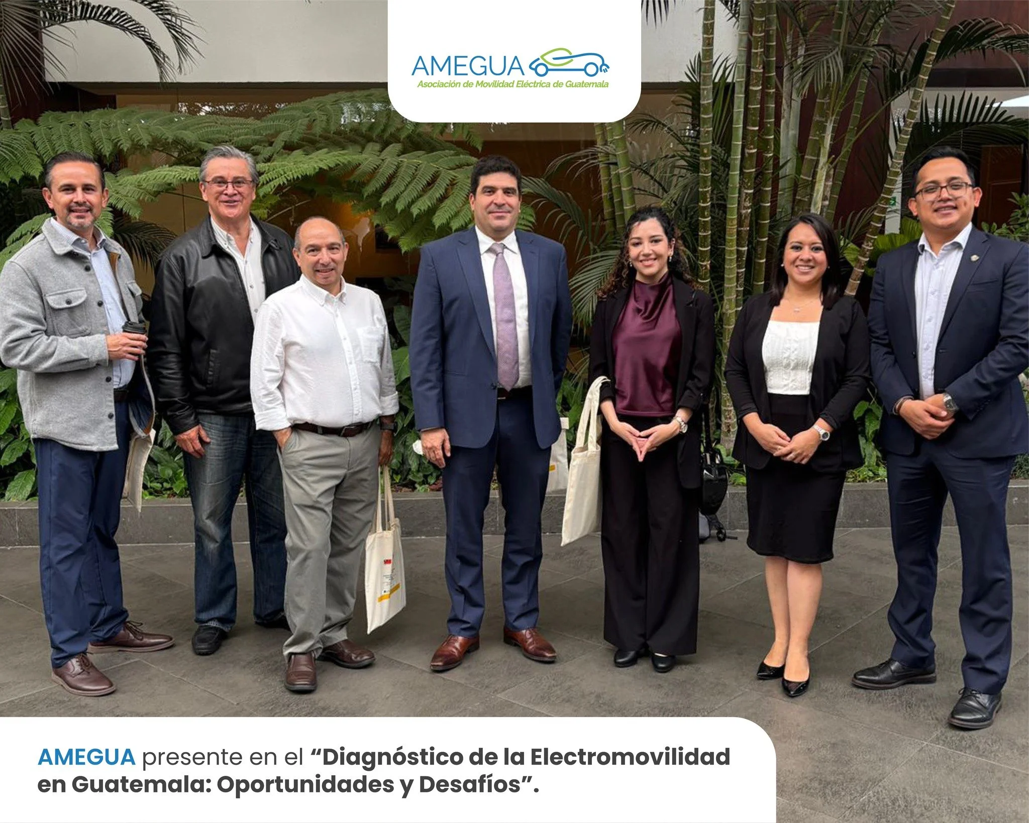 ⚡ AMEGUA presente en el &ldquo;Diagn&oacute;stico de la Electromovilidad en Guatemala: Oportunidades y Desaf&iacute;os&rdquo;.

Este espacio reuni&oacute; a actores clave para analizar el estado actual de la movilidad el&eacute;ctrica en el pa&iacute