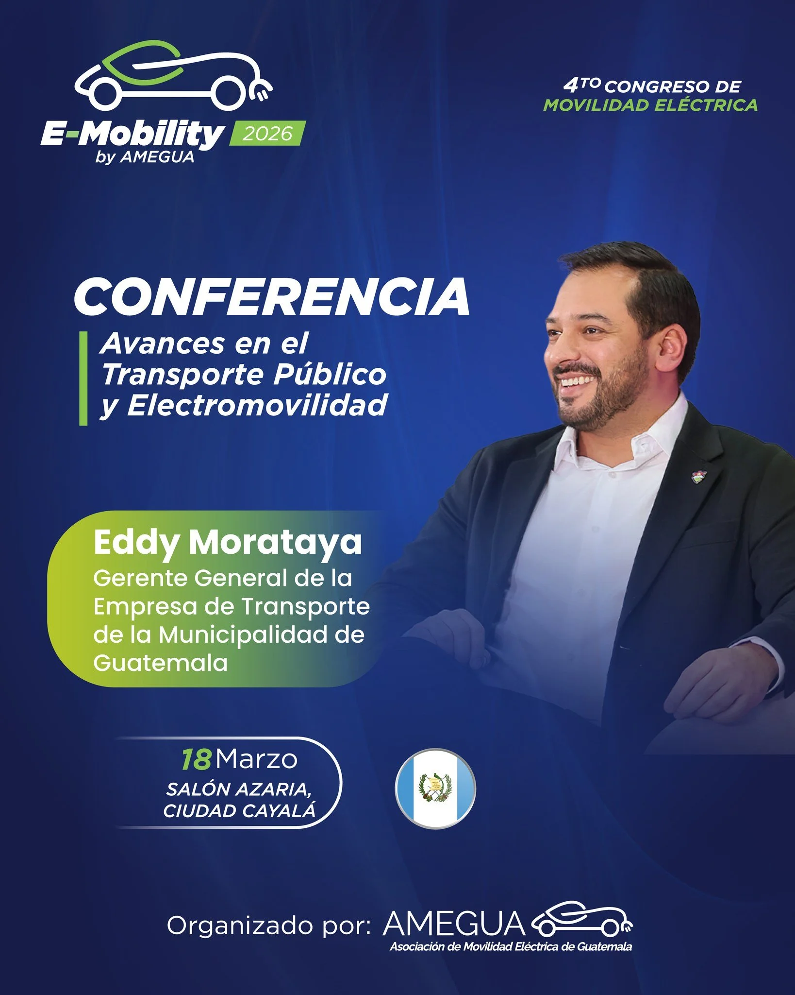 La movilidad tambi&eacute;n se construye desde el transporte p&uacute;blico. ⚡🚌

En el 4to Congreso de Movilidad El&eacute;ctrica, contaremos con la conferencia &ldquo;Avances en el Transporte P&uacute;blico y Electromovilidad&rdquo;. Una charla cla