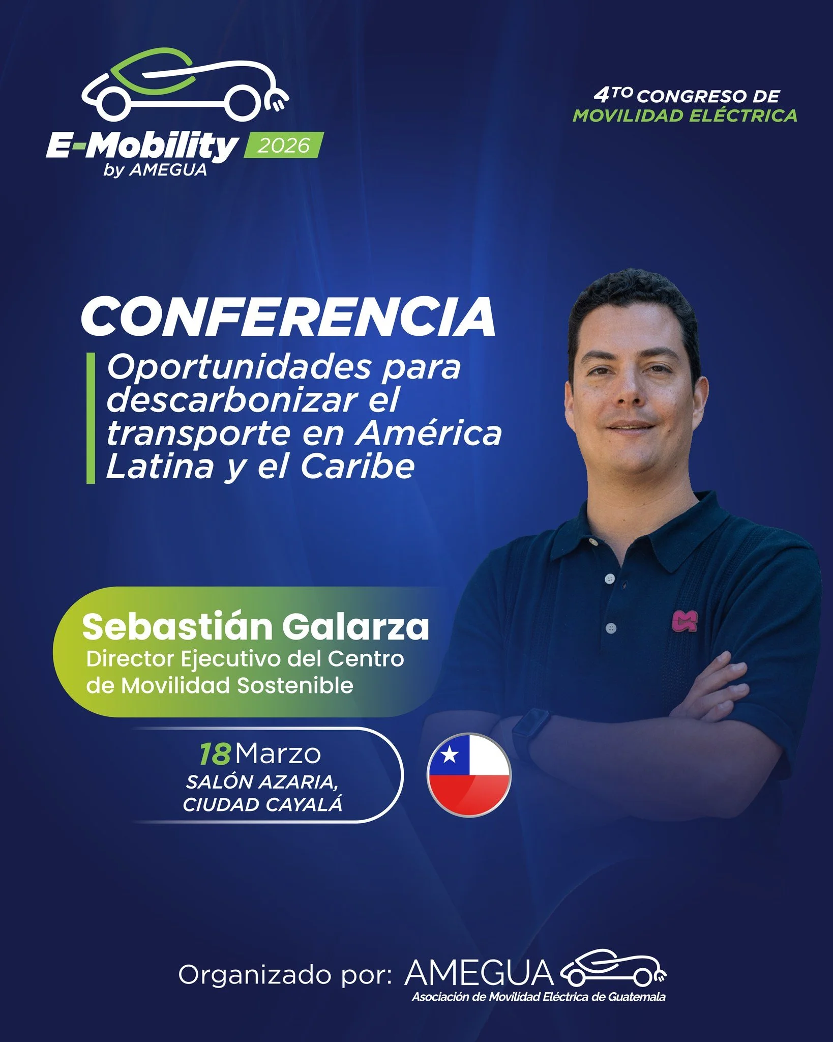 ⚡🚗 &iexcl;Ma&ntilde;ana es el gran d&iacute;a!

Te invitamos a ser parte del 4&ordm; Congreso de Movilidad El&eacute;ctrica &ndash; E-Mobility 2026, un espacio donde expertos y usuarios compartir&aacute;n experiencias reales, datos clave y el impact