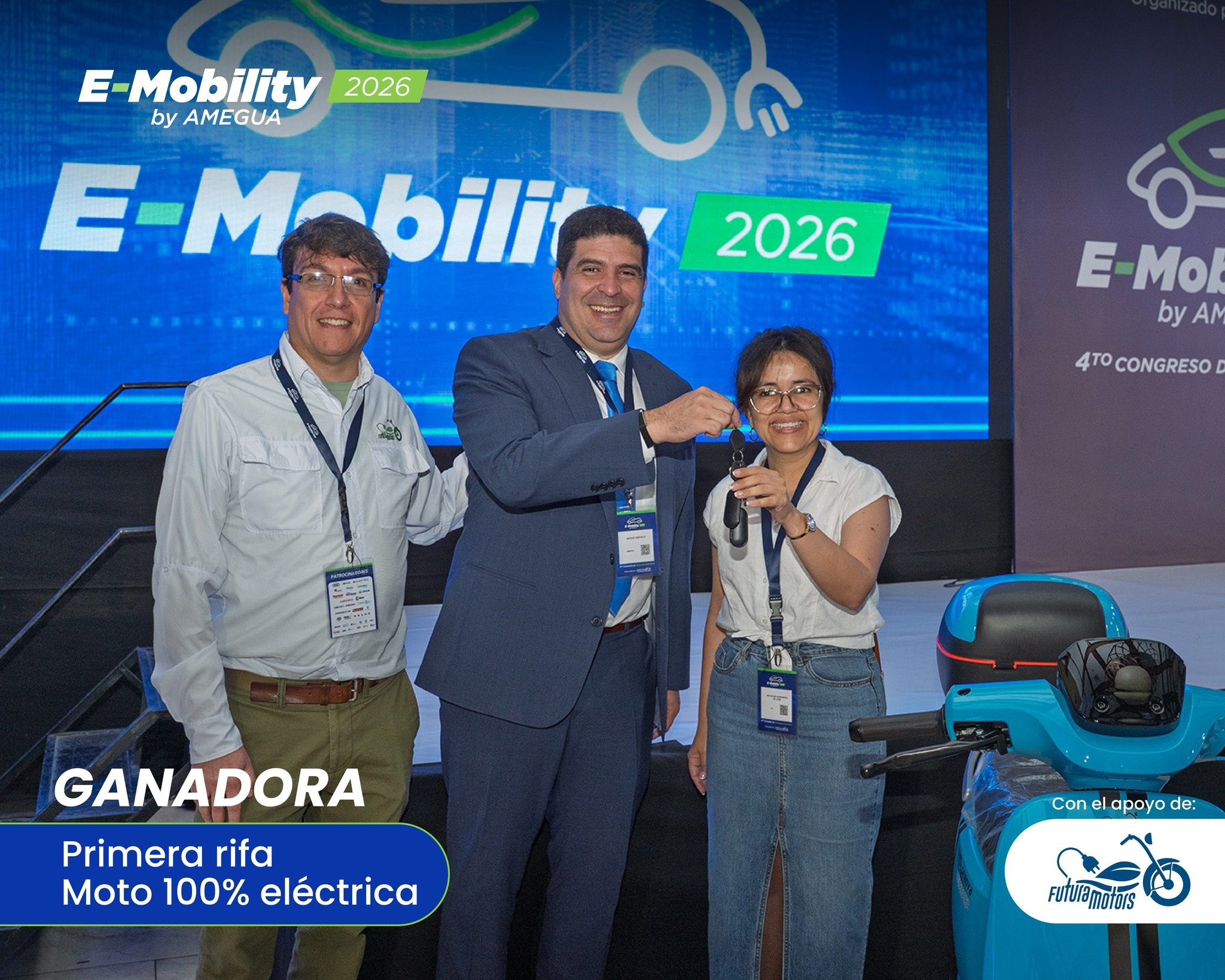 ⚡🏍️ &iexcl;La energ&iacute;a tambi&eacute;n premia!

Durante el Cuarto Congreso de Movilidad El&eacute;ctrica vivimos momentos incre&iacute;bles con las rifas de motos 100% el&eacute;ctricas, realizadas a lo largo de toda la jornada. 🙌

Gracias al 