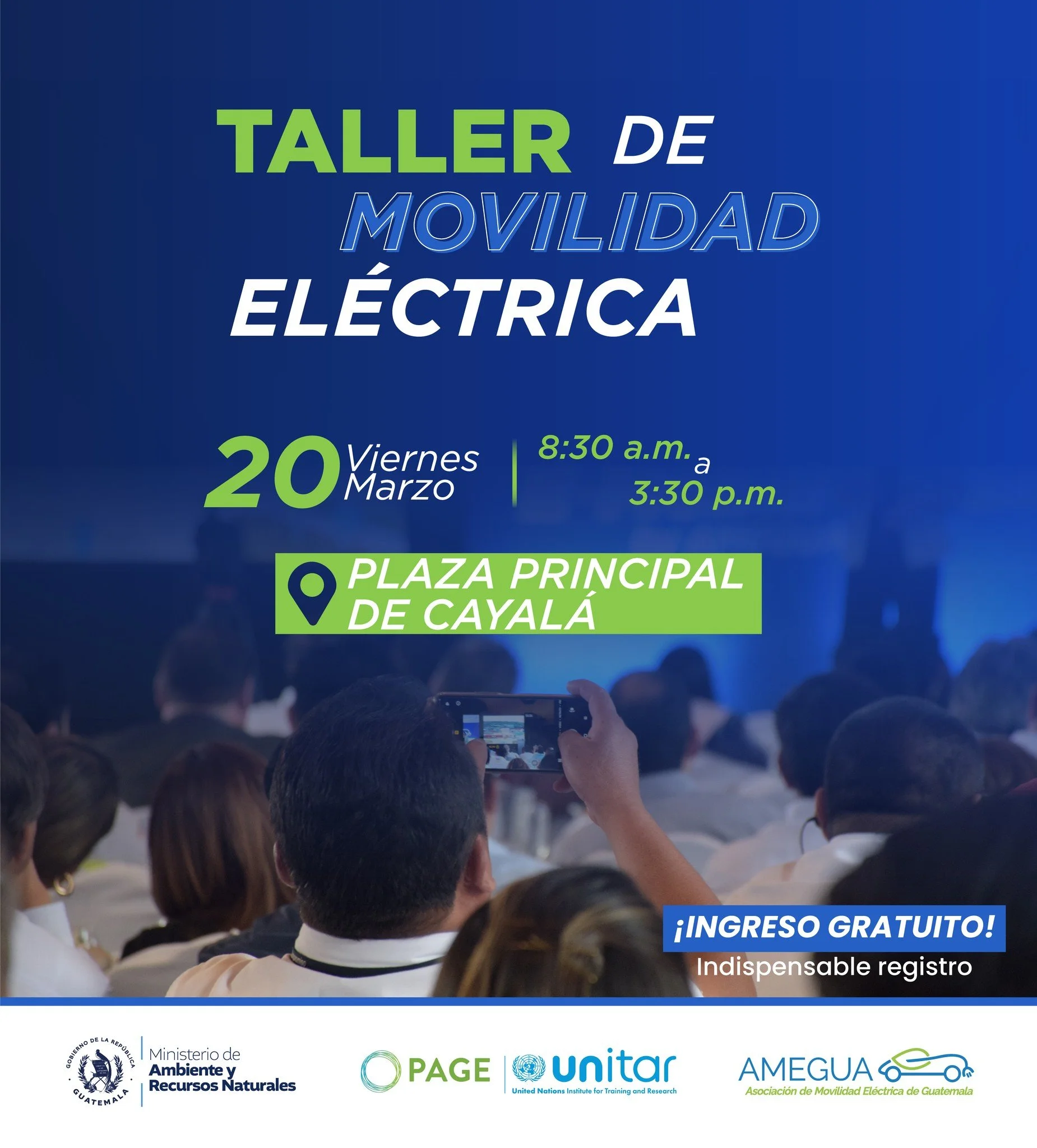 ⚡🚗 &iexcl;Aprende, conecta y s&eacute; parte del cambio!

En el marco del 4&ordm; Congreso de Movilidad El&eacute;ctrica E-Mobility 2026, desde AMEGUA te invitamos a participar en nuestro Taller de Movilidad El&eacute;ctrica, una jornada de charlas 