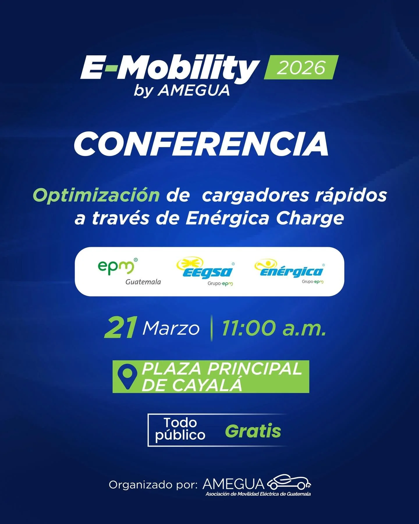 La carga r&aacute;pida evoluciona&hellip; y t&uacute; puedes ser parte de ello. 
Descubre c&oacute;mo optimizar la infraestructura de carga en la conferencia:
&ldquo;Optimizaci&oacute;n de cargadores r&aacute;pidos a trav&eacute;s de En&eacute;rgica 