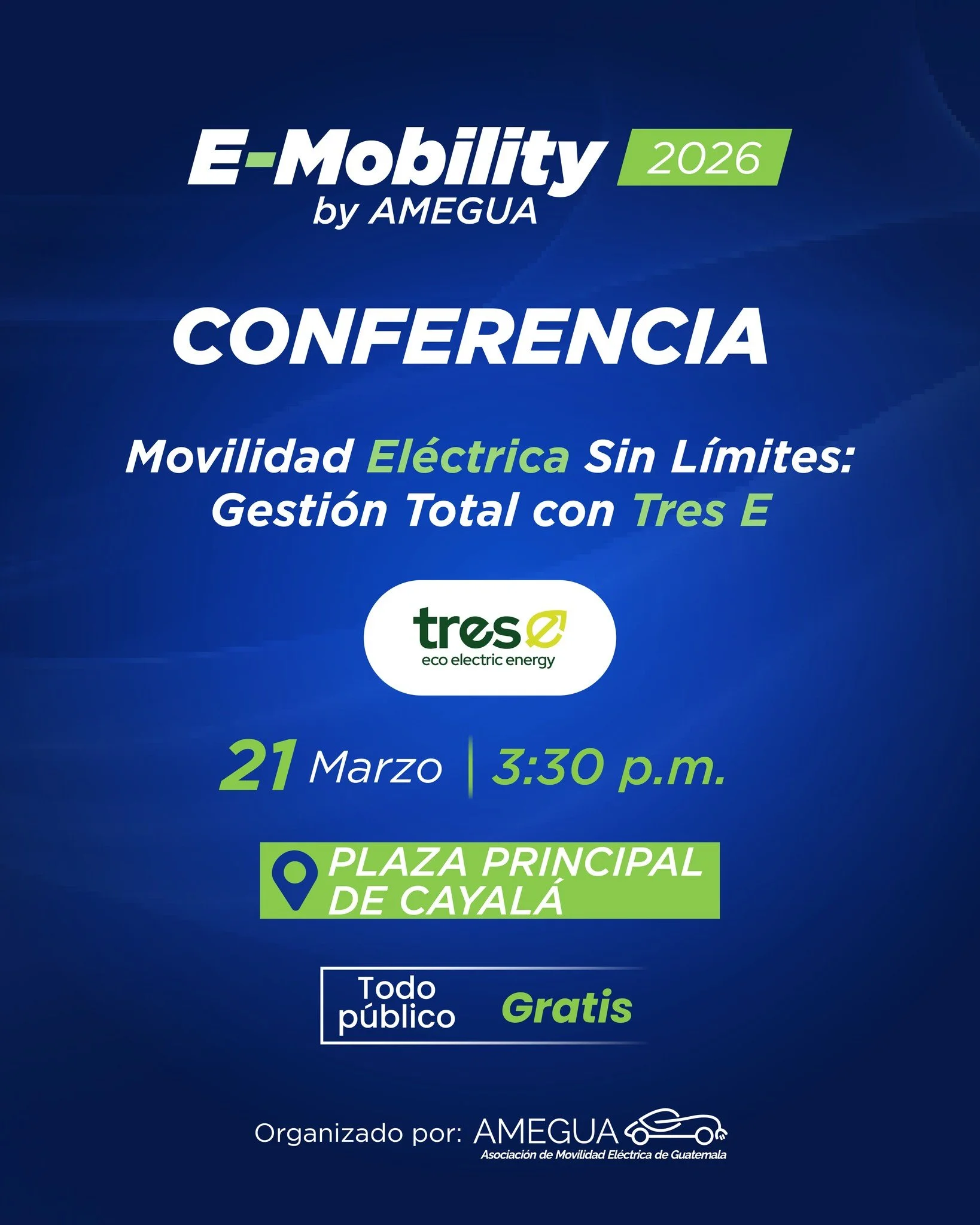 La movilidad el&eacute;ctrica no tiene l&iacute;mites&hellip; y la gesti&oacute;n tampoco ⚡🌱

Acomp&aacute;&ntilde;anos en la conferencia:
&ldquo;Movilidad El&eacute;ctrica Sin L&iacute;mites: Gesti&oacute;n Total con Tres E&rdquo;

Descubre c&oacut