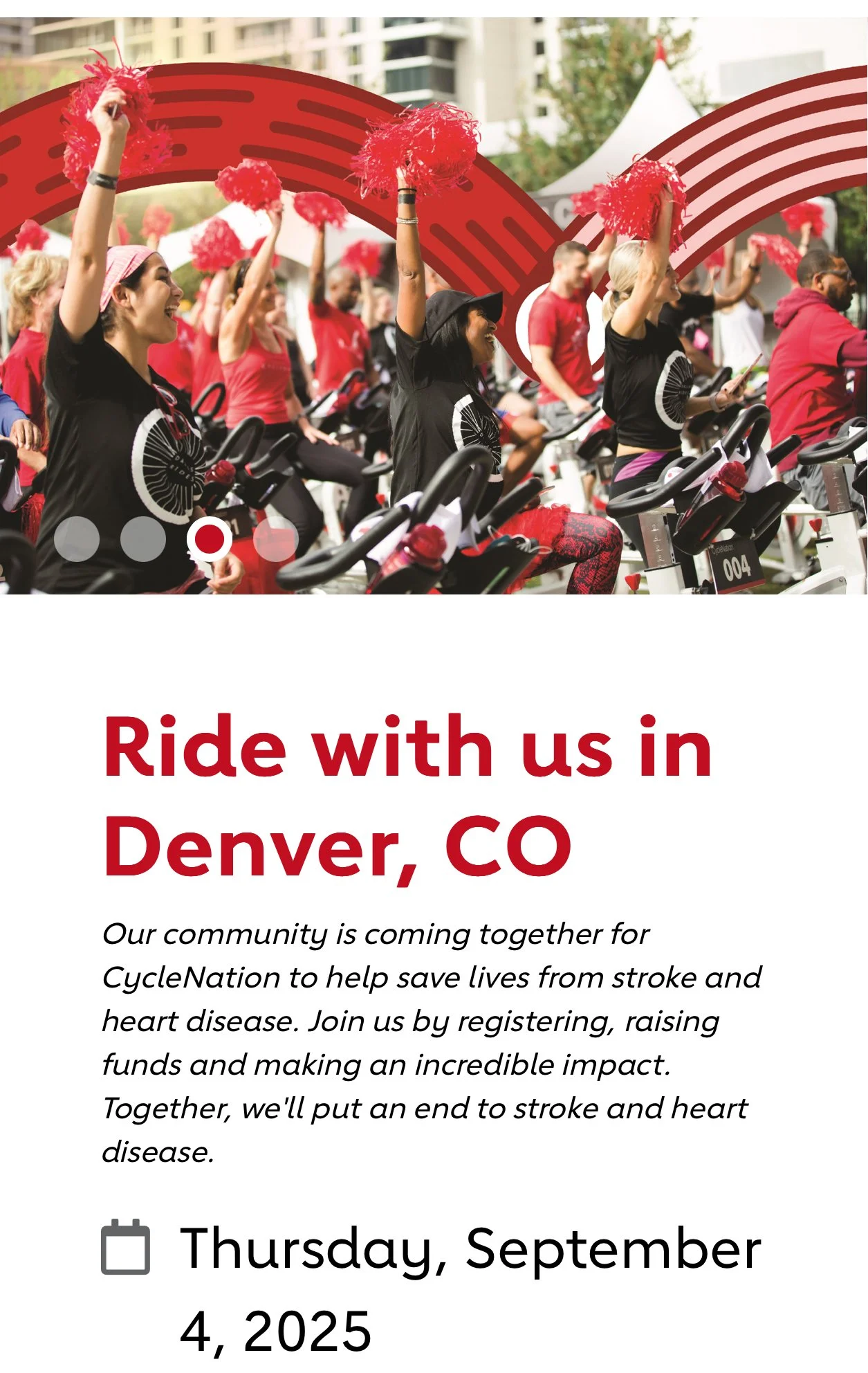 CycleNation AHA Event