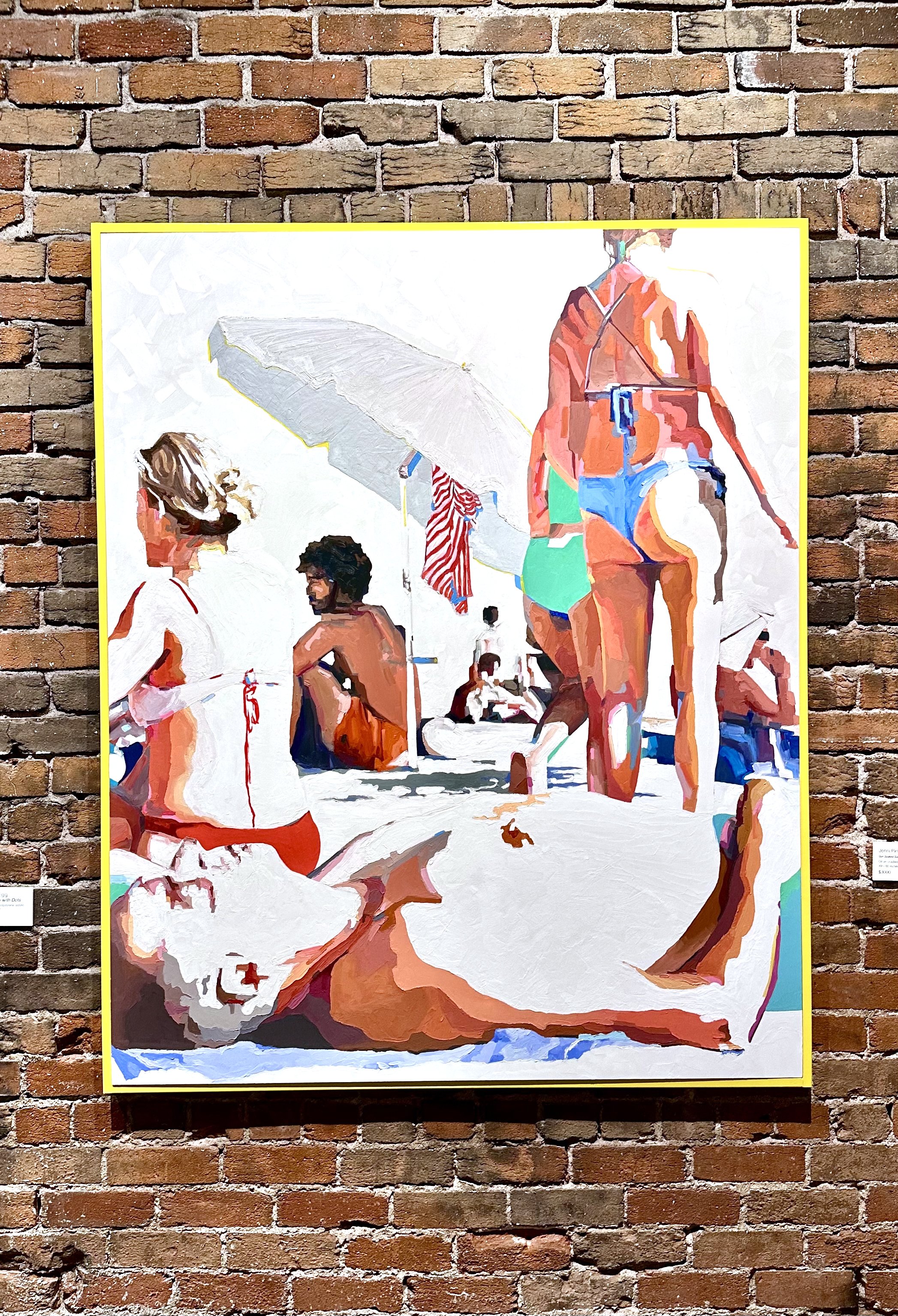 sun bathers 2x3 on brick wall .jpg