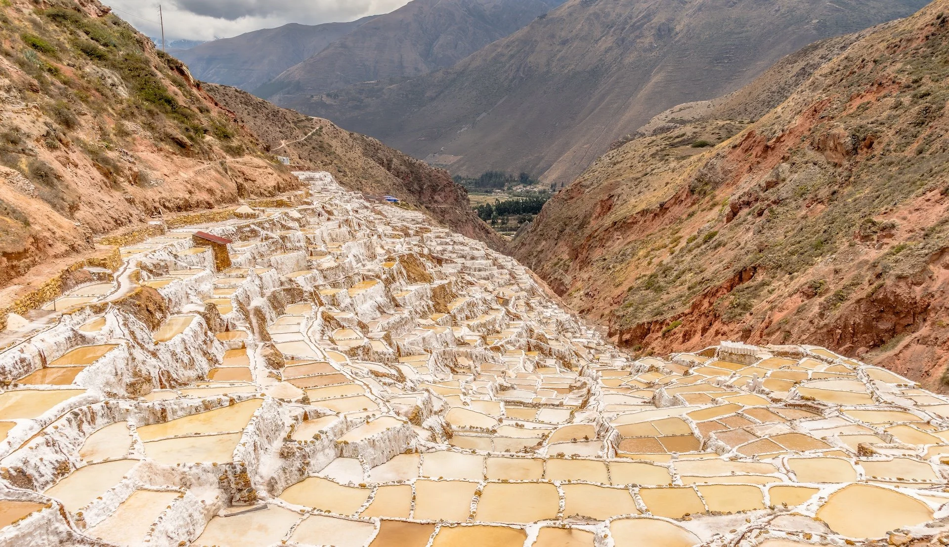 Salt Field in Mountain