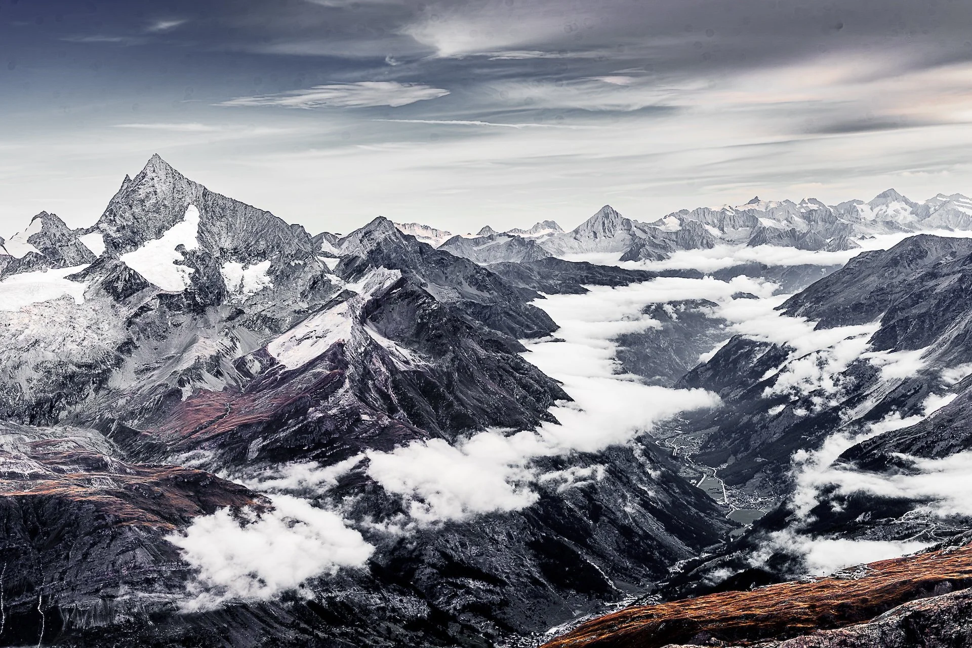 Peaks of Alps