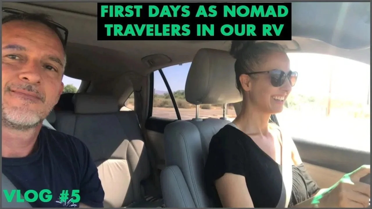OUR FIRST OFICIAL DAYS AS NOMAD TRAVELERS IN OUR RV