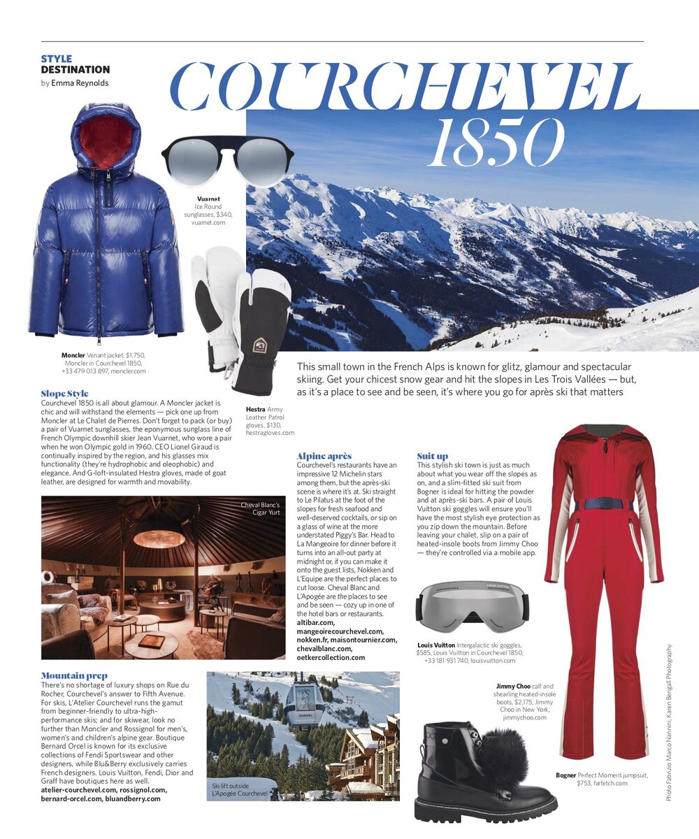 Style Guide to Courchevel — Emma Reynolds