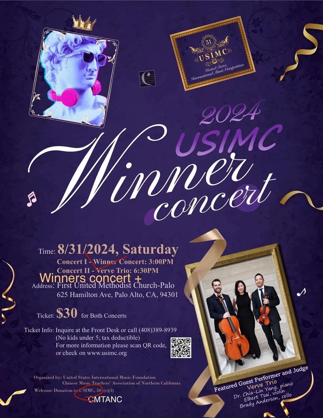 Verve Trio @ USIMC Winners' Recital