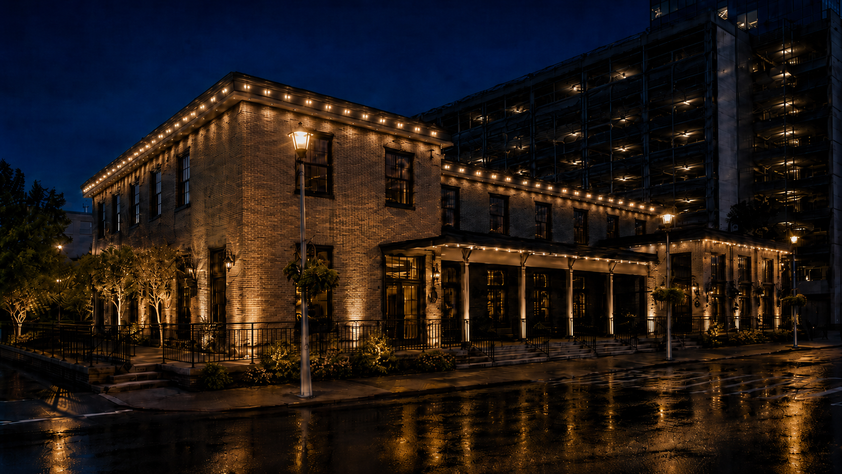 Commercial Permanent Exterior Lighting
