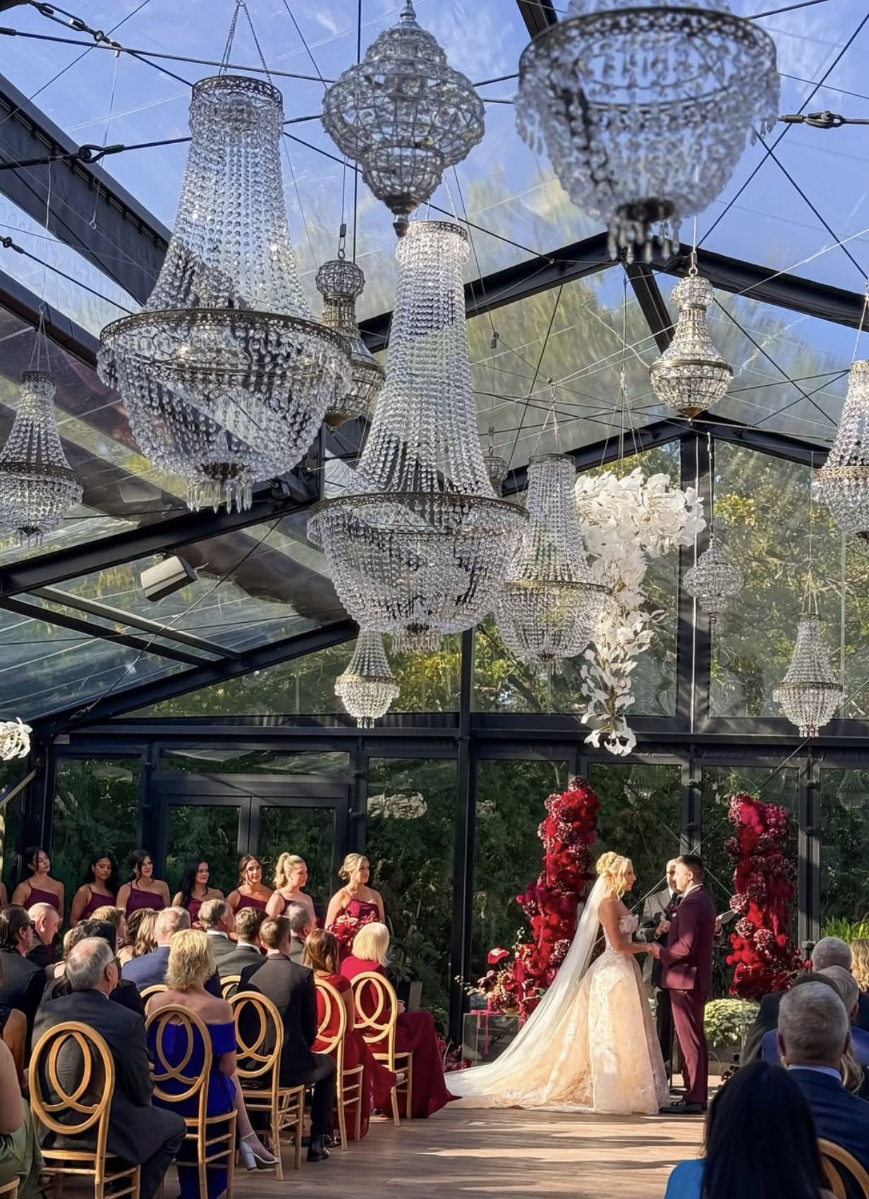 Custom Lighting & Hanging Installations at Woodland Glasshaus