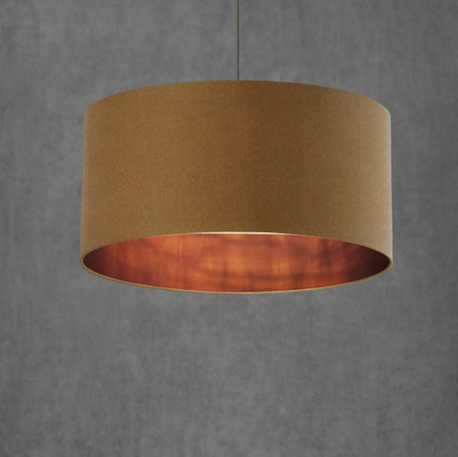 Rust Brown Shade Pendant