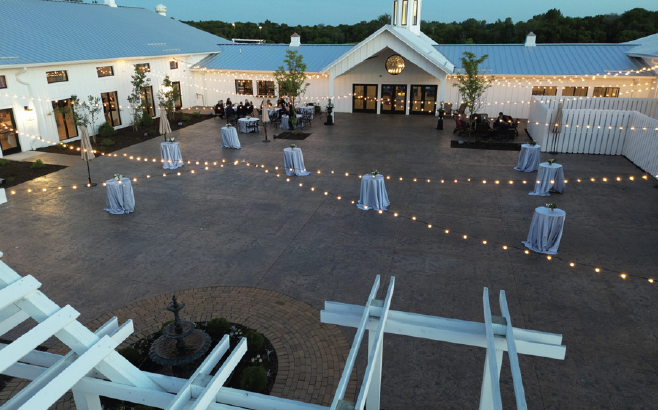 Courtyard Cafe Lighting