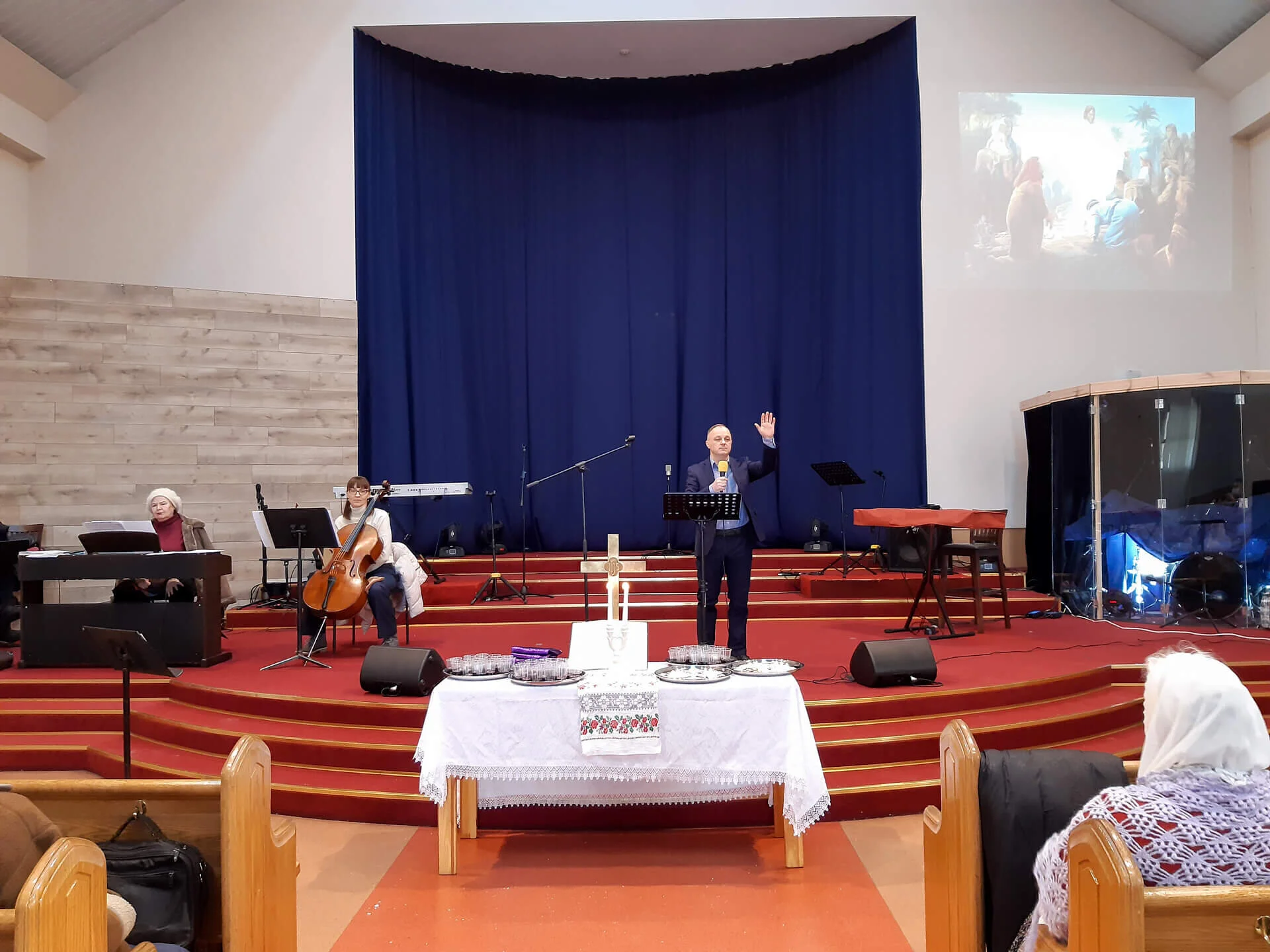 First In-Person Worship Service in 11 Months