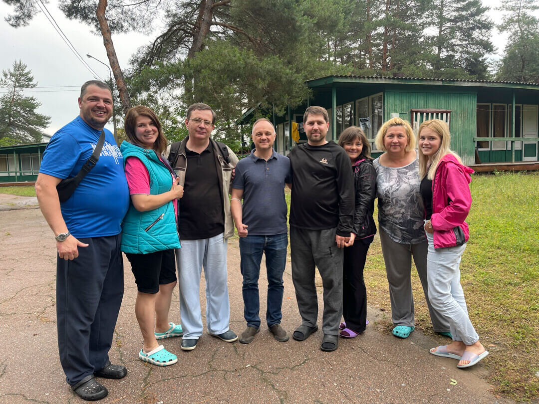 MMK team at the Bible camp near Pereyaslav-from left to right - Sasha, Oksana, Serhiy, Ruslan, Dima, Luba, Irina and Nastya_resized_1080 width.jpeg