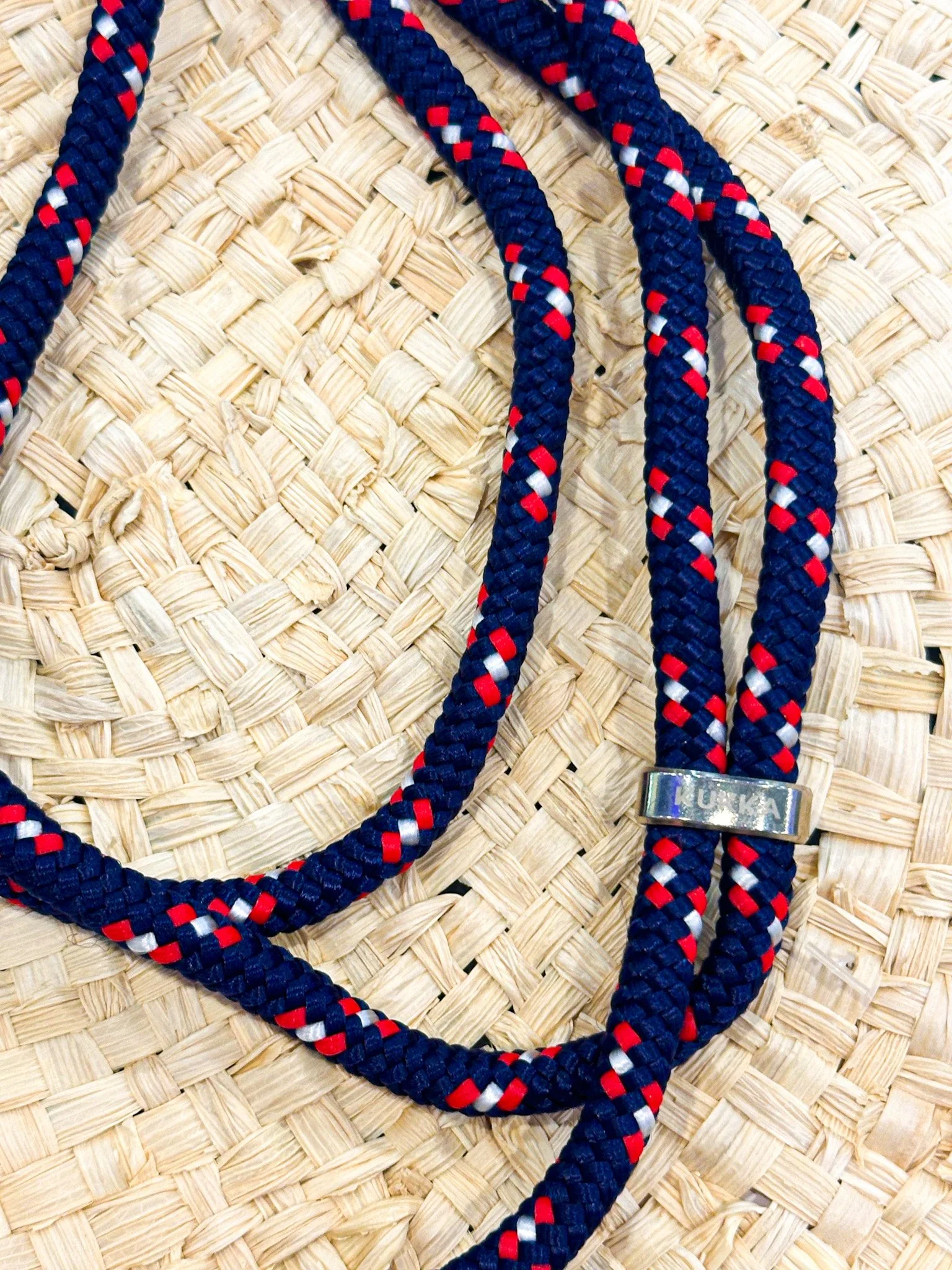 rope strap blue & red