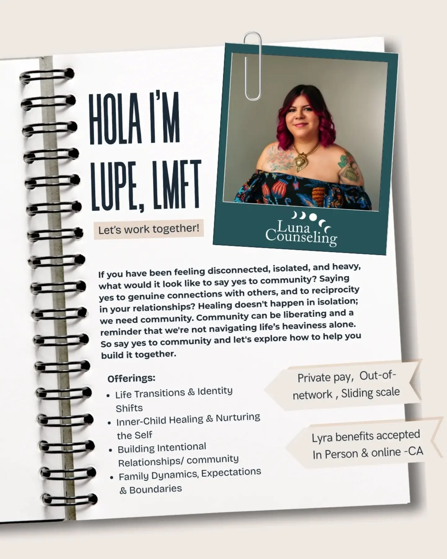 ❤️&zwj;🔥 #LMFT #sacramentotherapist #inpersontherapy #onlinetherapy #biling&uuml;e