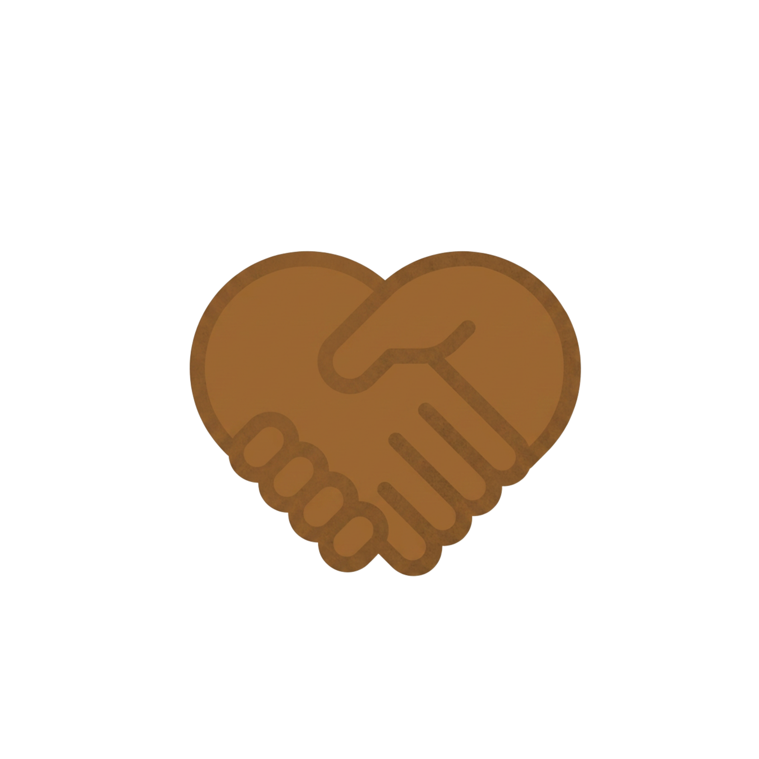 Two brown hands shaking hands