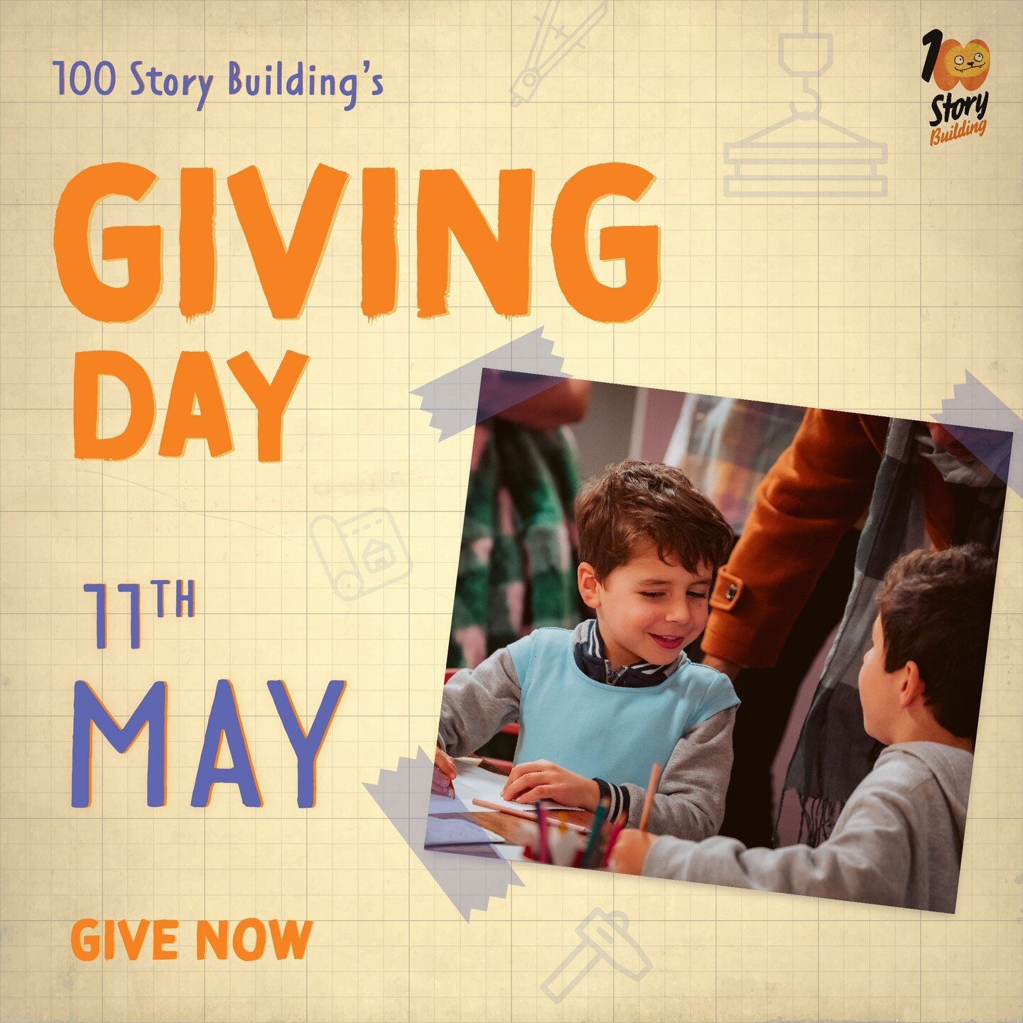 The more money we raise today on our #100SBGivingDay the bigger our impact can be. Not only does support today open the doors of our new building, it also means more free programs for low income schools, subsidised programs so more children have acce