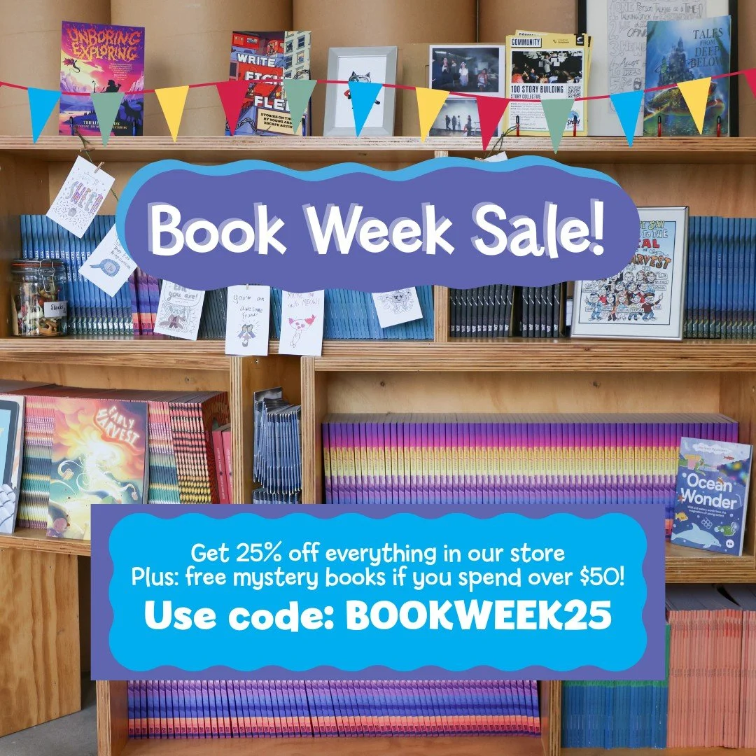 To celebrate #BookWeek we're offering a 25% discount across our online shop on all #EarlyHarvest book or #StoryBuildingBox purchases in the month of August. 📖 PLUS with every purchase over $50 you will receive a FREE mystery book bundle, thanks to o