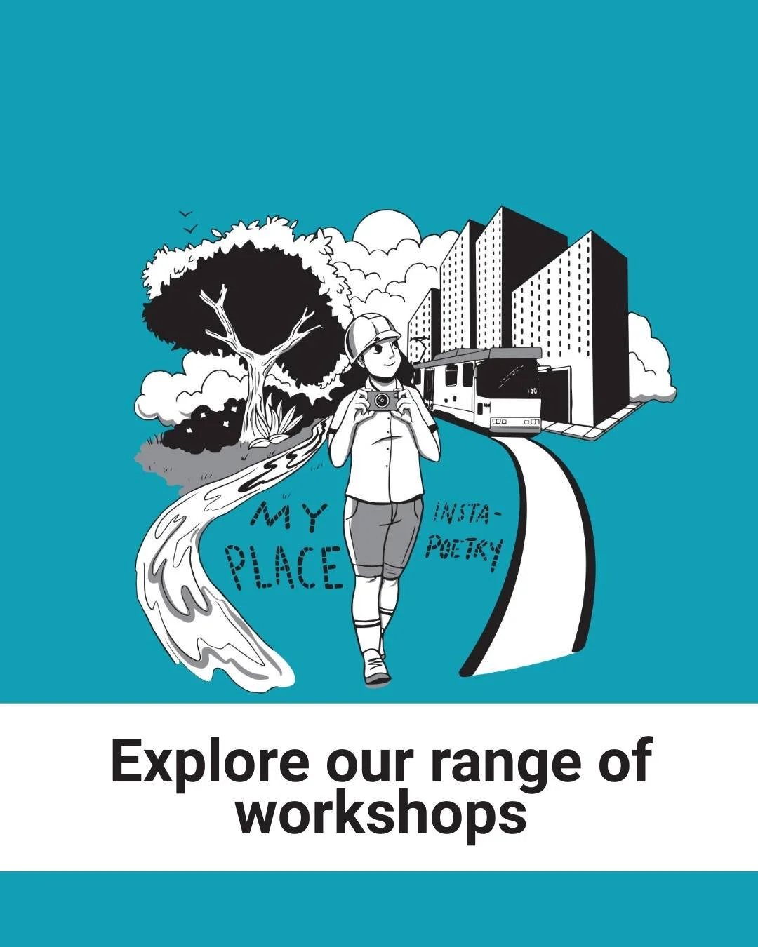 📝✨ Today we&rsquo;re at Bayside College (@bayside.p12.college) running our Poetry for the Gram workshop!

In just 70 minutes, Years 7&ndash;12 students dive into the world of Instapoetry; experimenting with words, images, and social media formats to