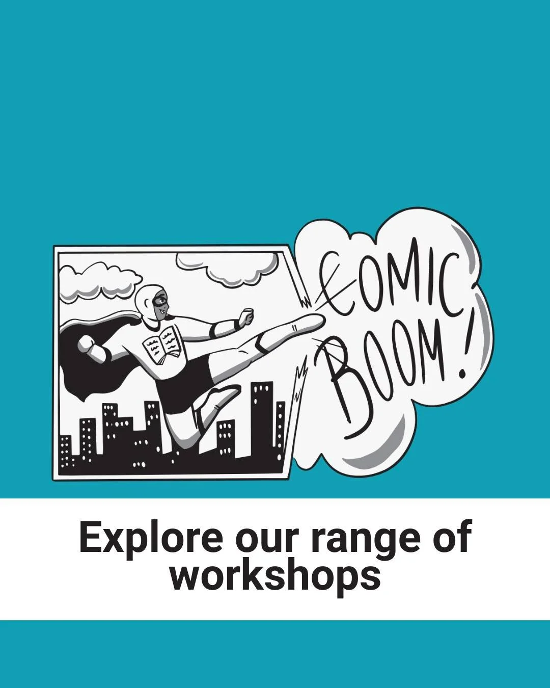 💥✏️ Comic BOOM! is happening today at Seaholm Primary School!

In this 2-hour workshop, students are mining their own life stories (especially those moments when a &ldquo;good idea&rdquo; didn&rsquo;t quite go to plan) and turning them into exciting