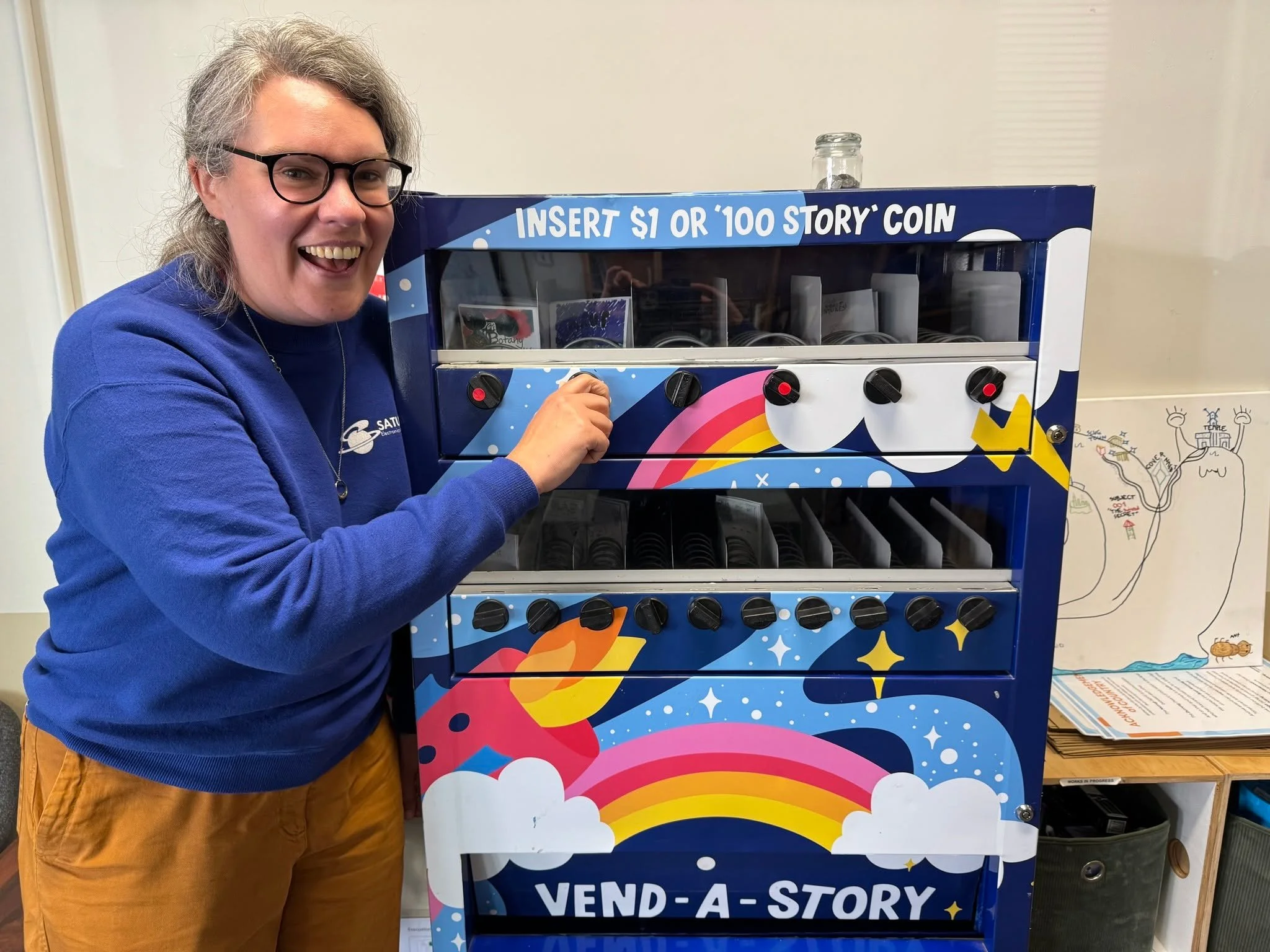 We were delighted to welcome Sarah who visited us all the way from Yorkshire in the UK!

Sarah Christie is currently the Programme Manager for Children's Capital of Culture @childrenscapitalofculture  and was previously the Creative Learning Manager 