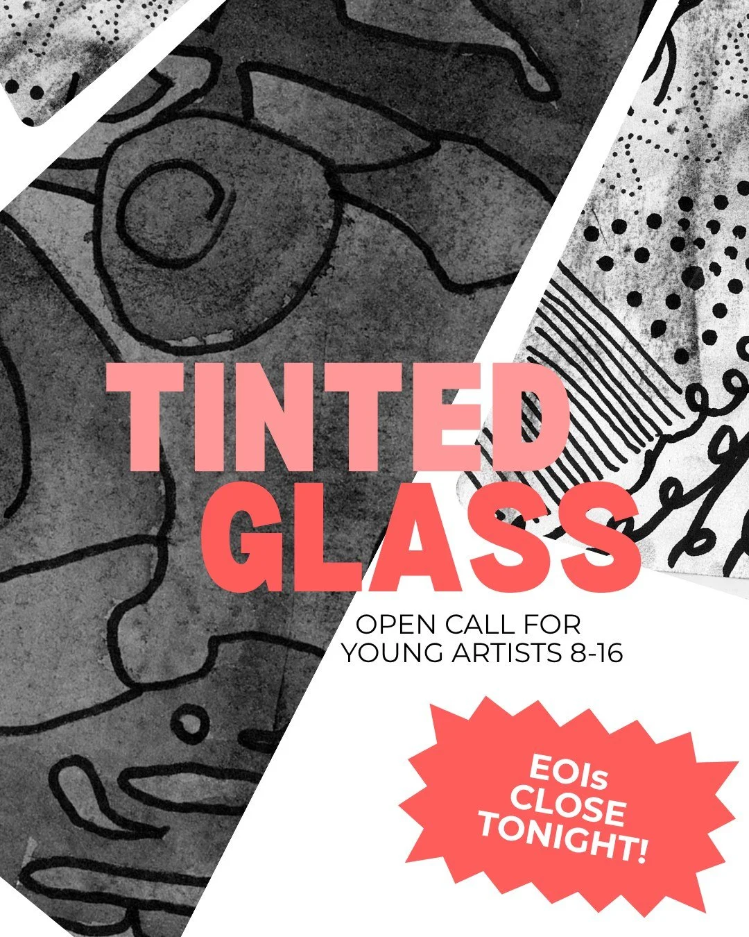 🚨Last chance! 🚨 Submissions for Tinted Glass close tonight!

Are you a young artist aged 8&ndash;16? We&rsquo;d love to see what you&rsquo;re creating for our Futuremakers Visual Art Exhibition, curated by young people.

Whether you&rsquo;re painti
