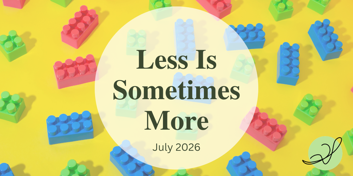 Less Is Sometimes More