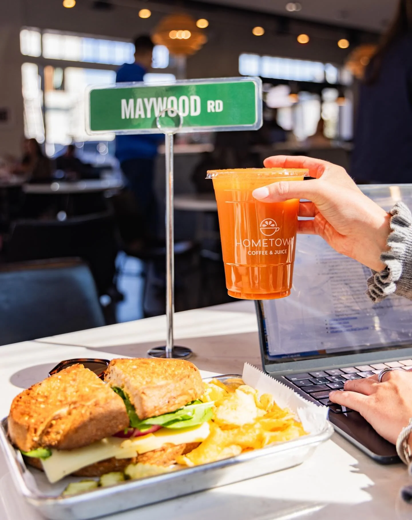 Work from Home(town) and try something new from the menu.

Our veggie sandwich is pure brain fuel for getting things done.