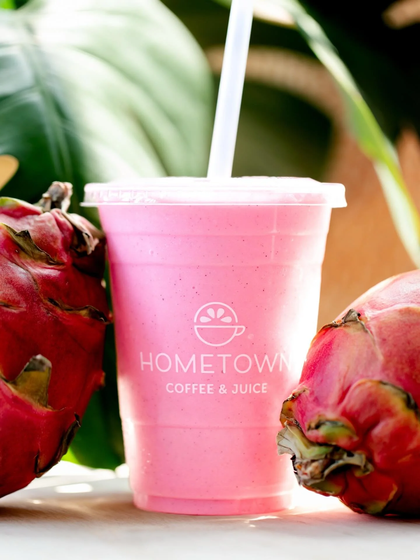 In February, we drink pink. 💕

Try The Malibu Smoothie: Made with fresh dragon fruit, mango, pineapple &amp; coconut milk!