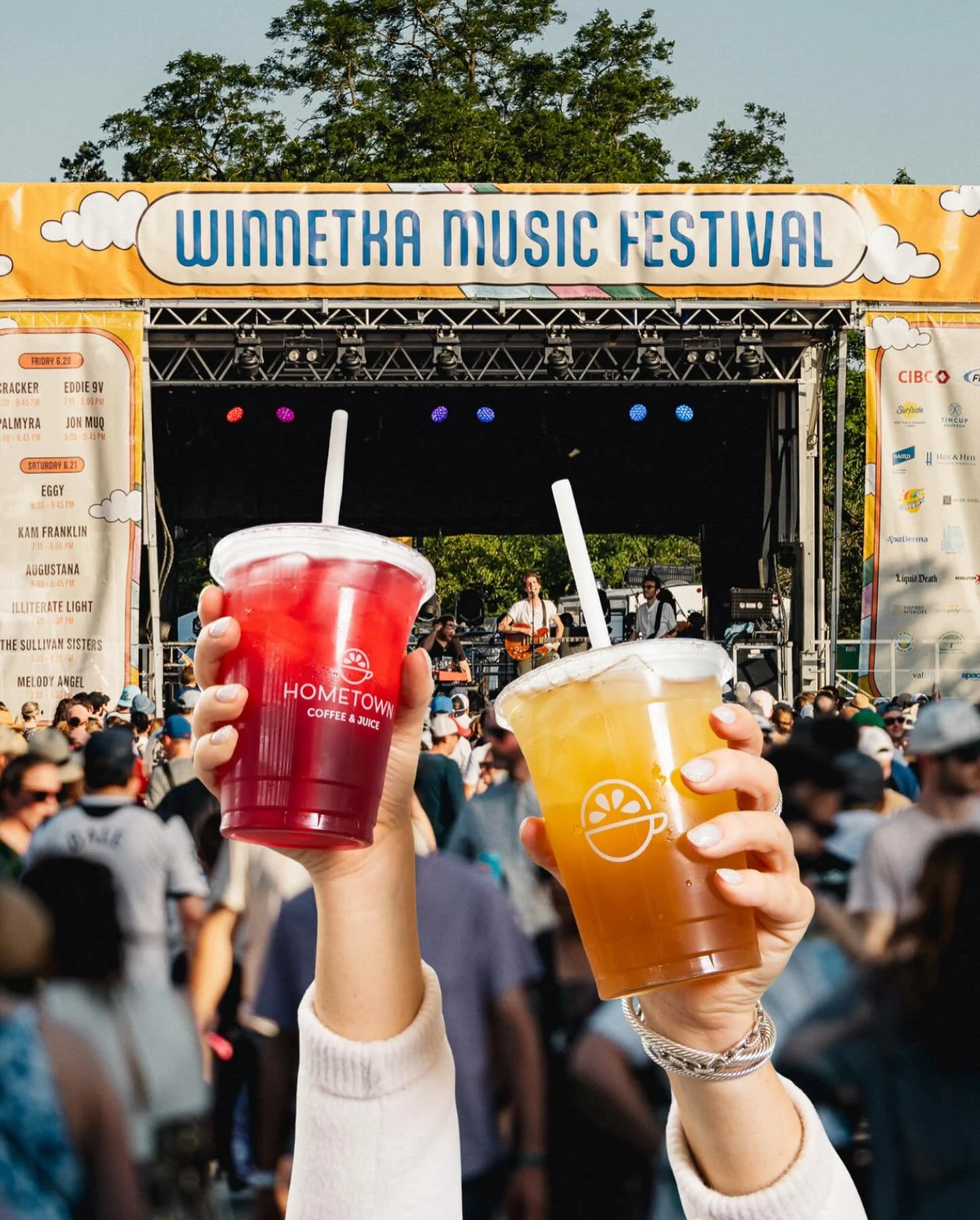 GIVEAWAY: @winnetkamusicfest x @hometowncoffeejuice 🎶🤘🏼🪩🕺

The countdown is on for @chicagonorthshore&rsquo;s favorite summer weekend! We&rsquo;re giving away TWO VIP tickets to enjoy @winnetkamusicfestival, plus a $150 @hometowncoffeejuice gift