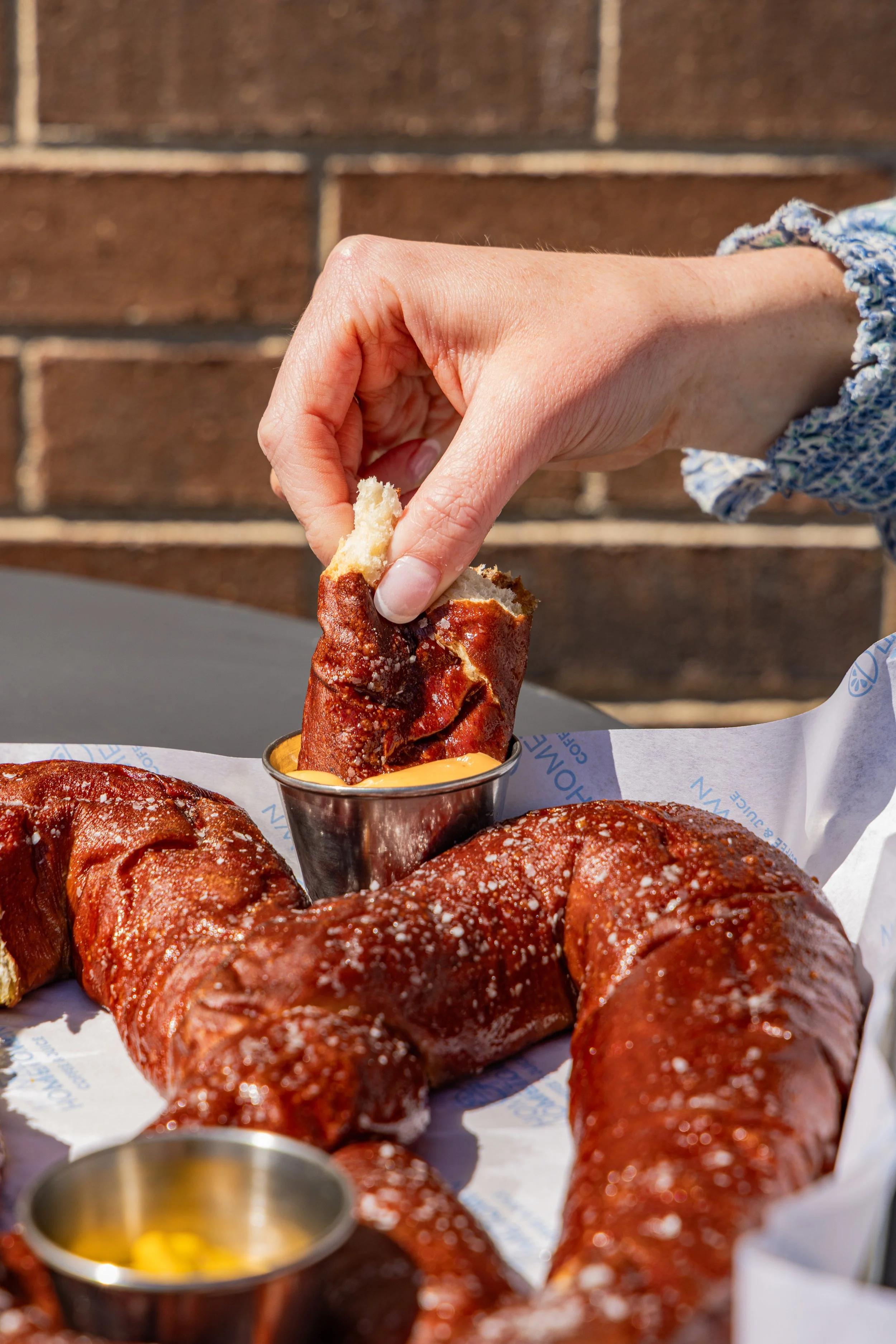 Our big soft pretzel