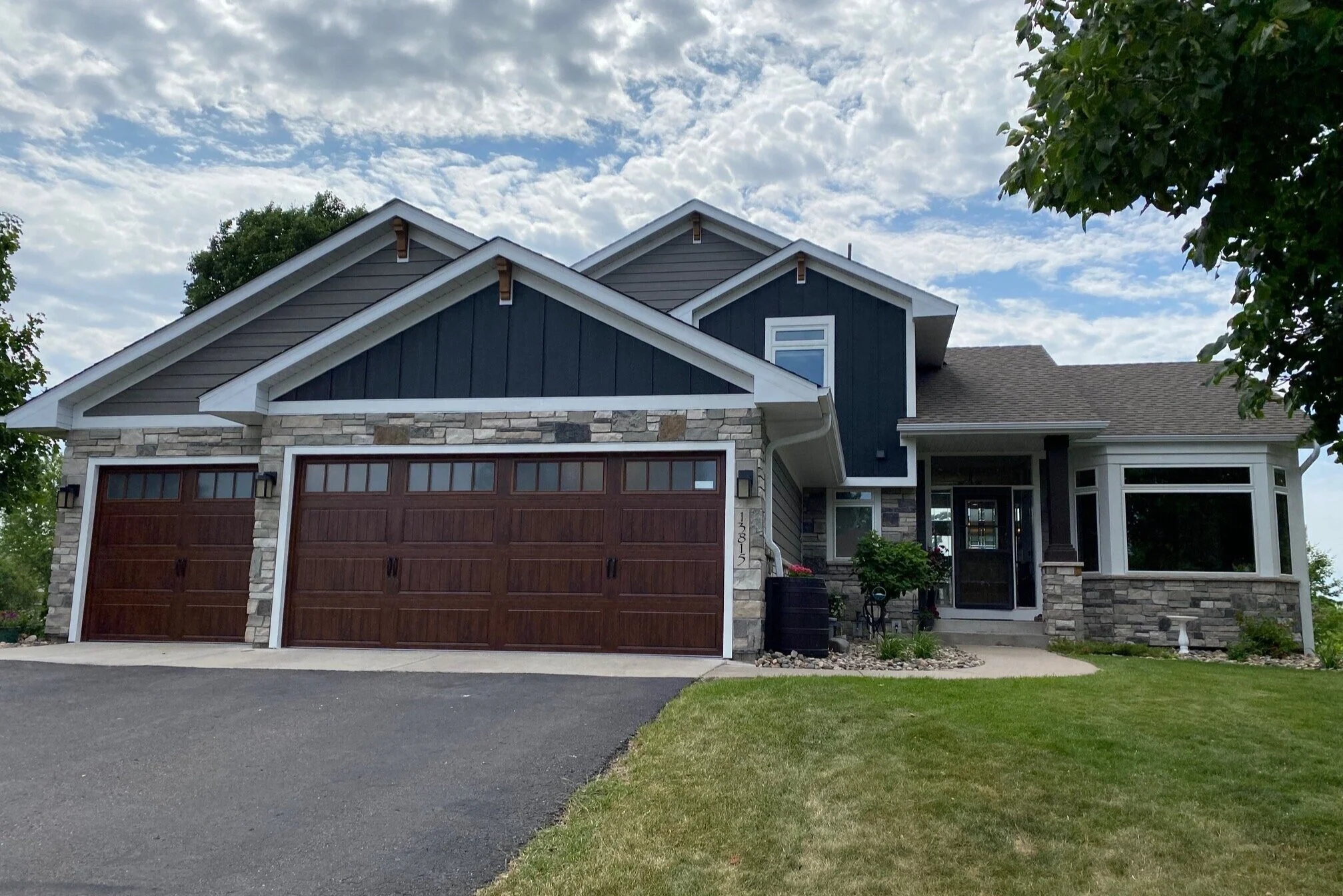New Siding Project in Rogers Using Expert Finish Lap Siding and Board