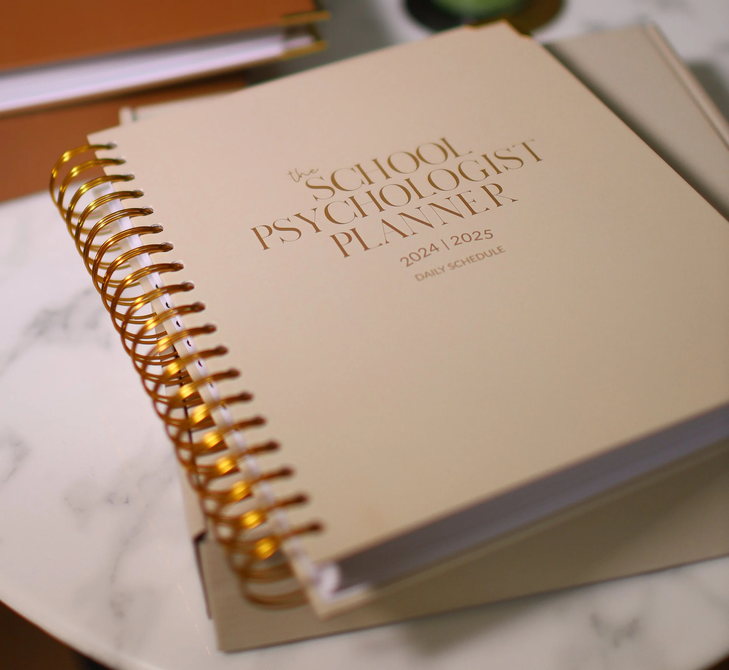 Cover of the Daily Schedule Planner (July 2024 - June 2025) in hardbound format