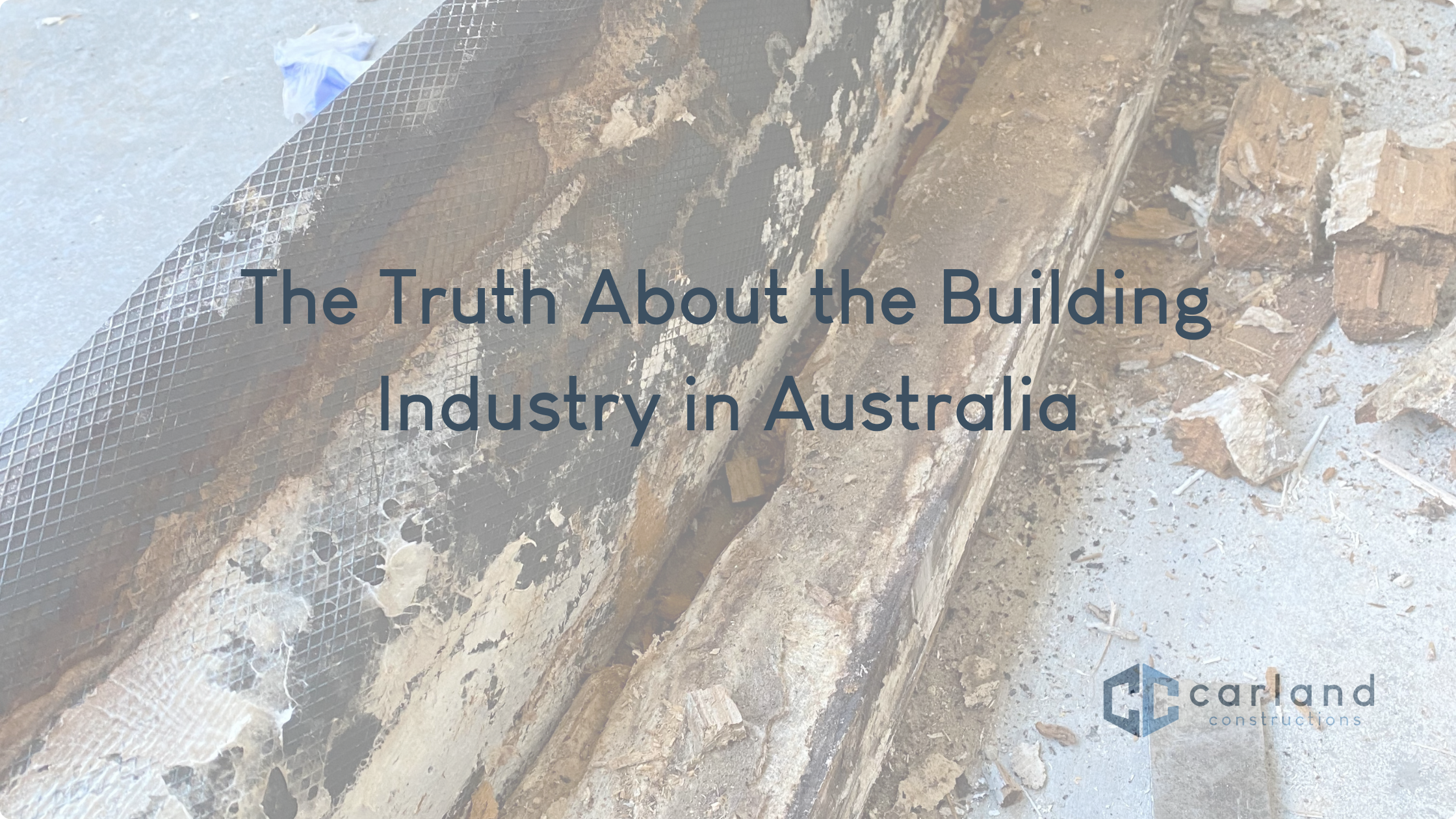 The Truth About the Building Industry in Australia