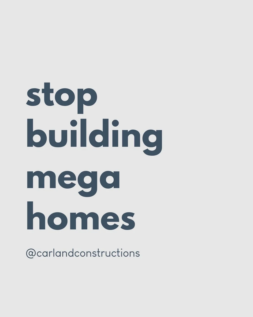 Why are Australians obsessed with building the biggest homes.

And bigger does not mean better. But it does mean it means a bigger build cost!

Australia holds the record for the world&rsquo;s largest homes, but it&rsquo;s a quiet crisis. We&rsquo;ve