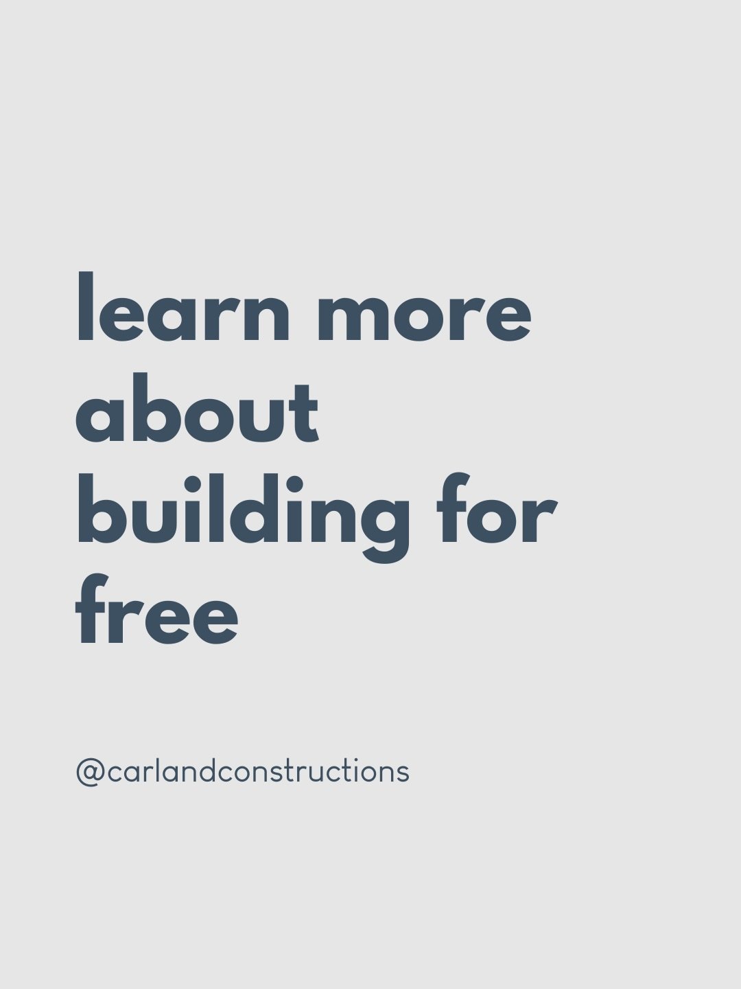 How to learn more for free

The most frustrating thing about our industry is the standard we&rsquo;ve all accepted. We keep building crappy minimum standard homes and then act surprised when they&rsquo;re full of draughts, condensation, and mould. Th