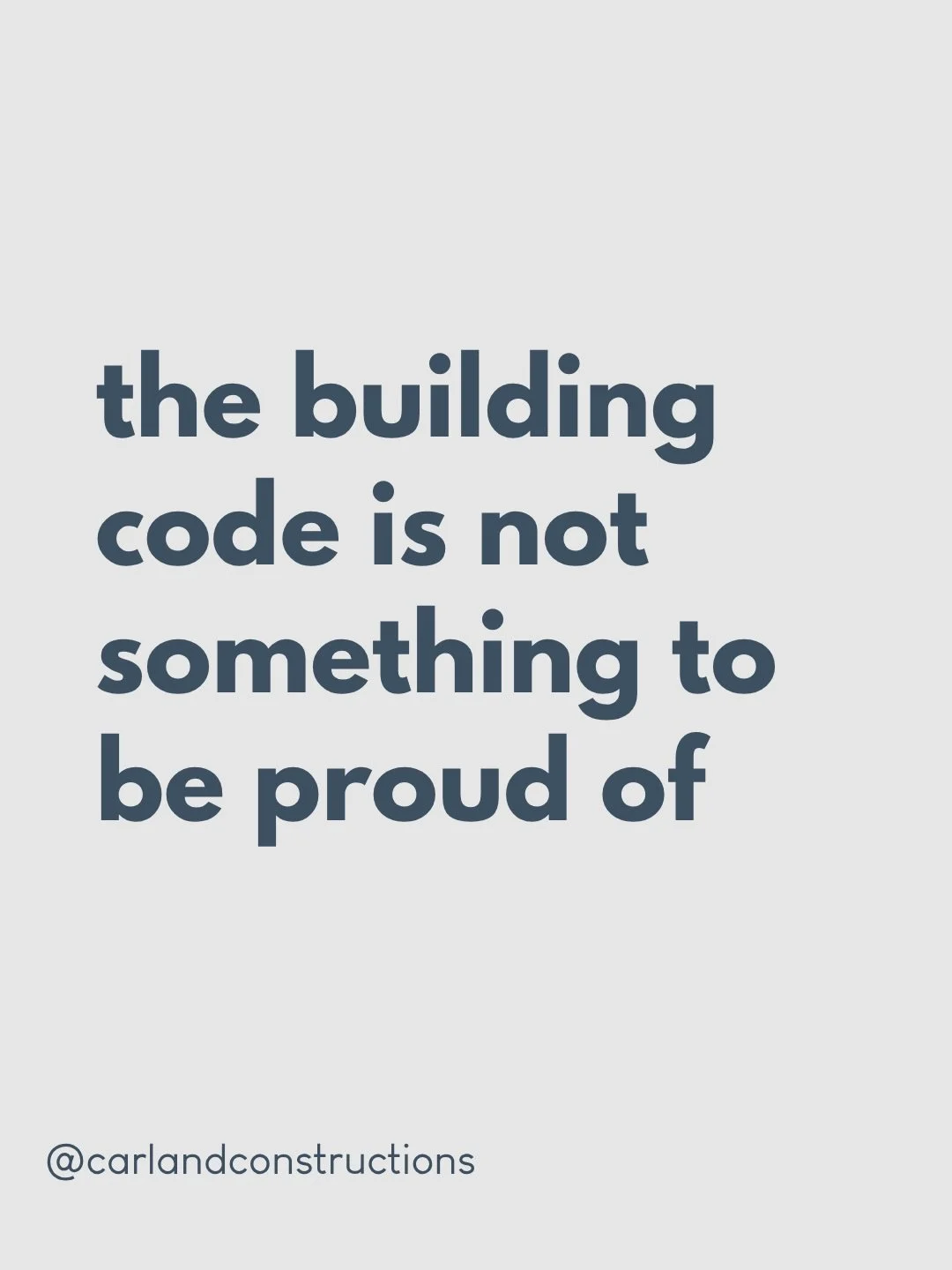 The NCC was designed as a minimum&mdash;the lowest threshold below which a building becomes dangerous.
It was never meant to define what a good home looks like. It was meant to define what a bad one looks like.
But the volume building industry found 